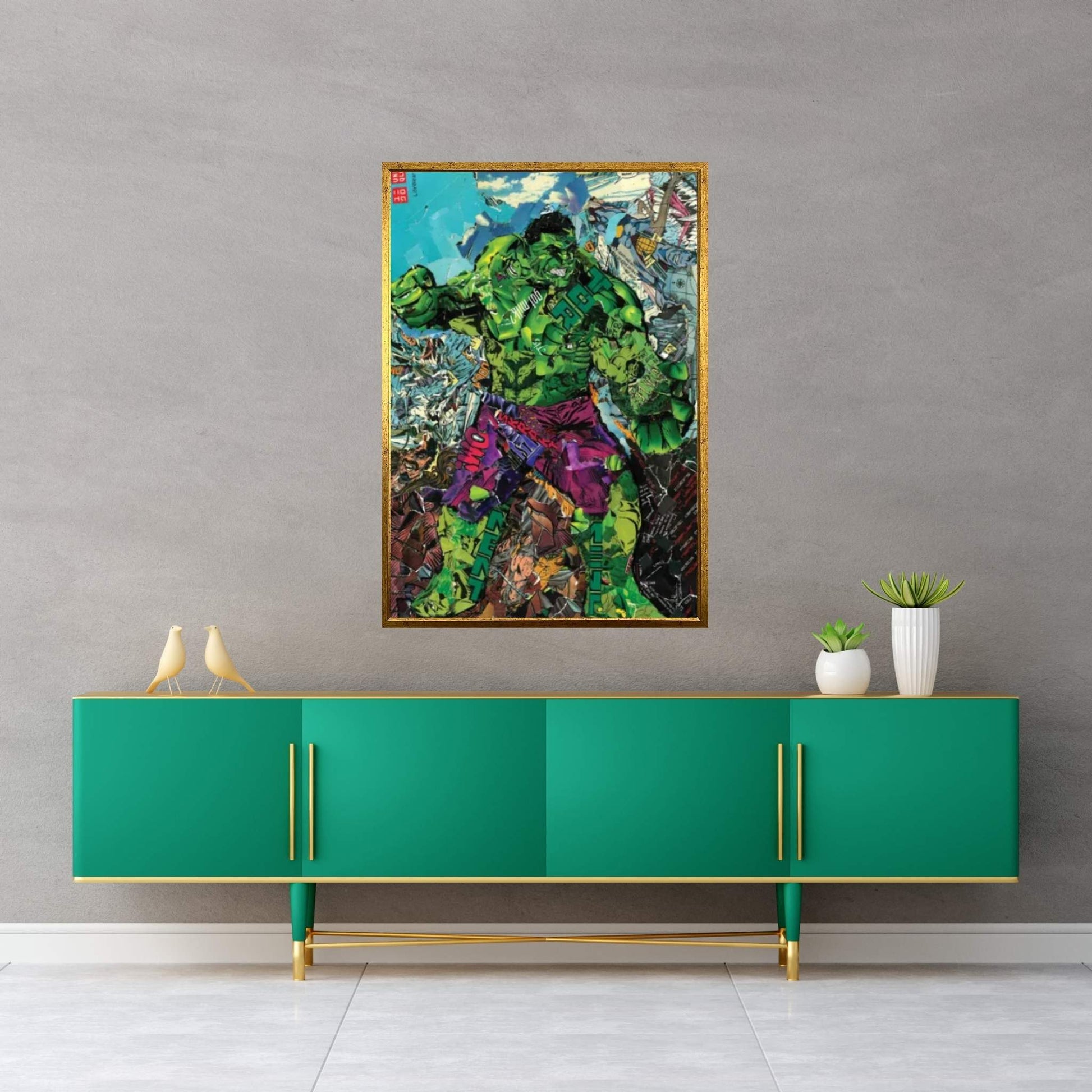 The Incredible Bruce Banner Hulk Canvas Wall Art - Y Canvas