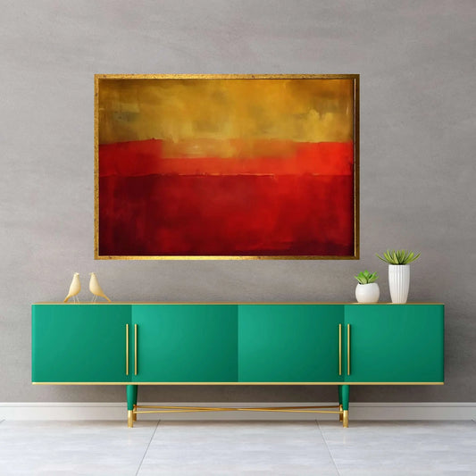 Mark Rothko Frame Canvas/Poster Art Reproduction, Rothko Reproduction - Y Canvas