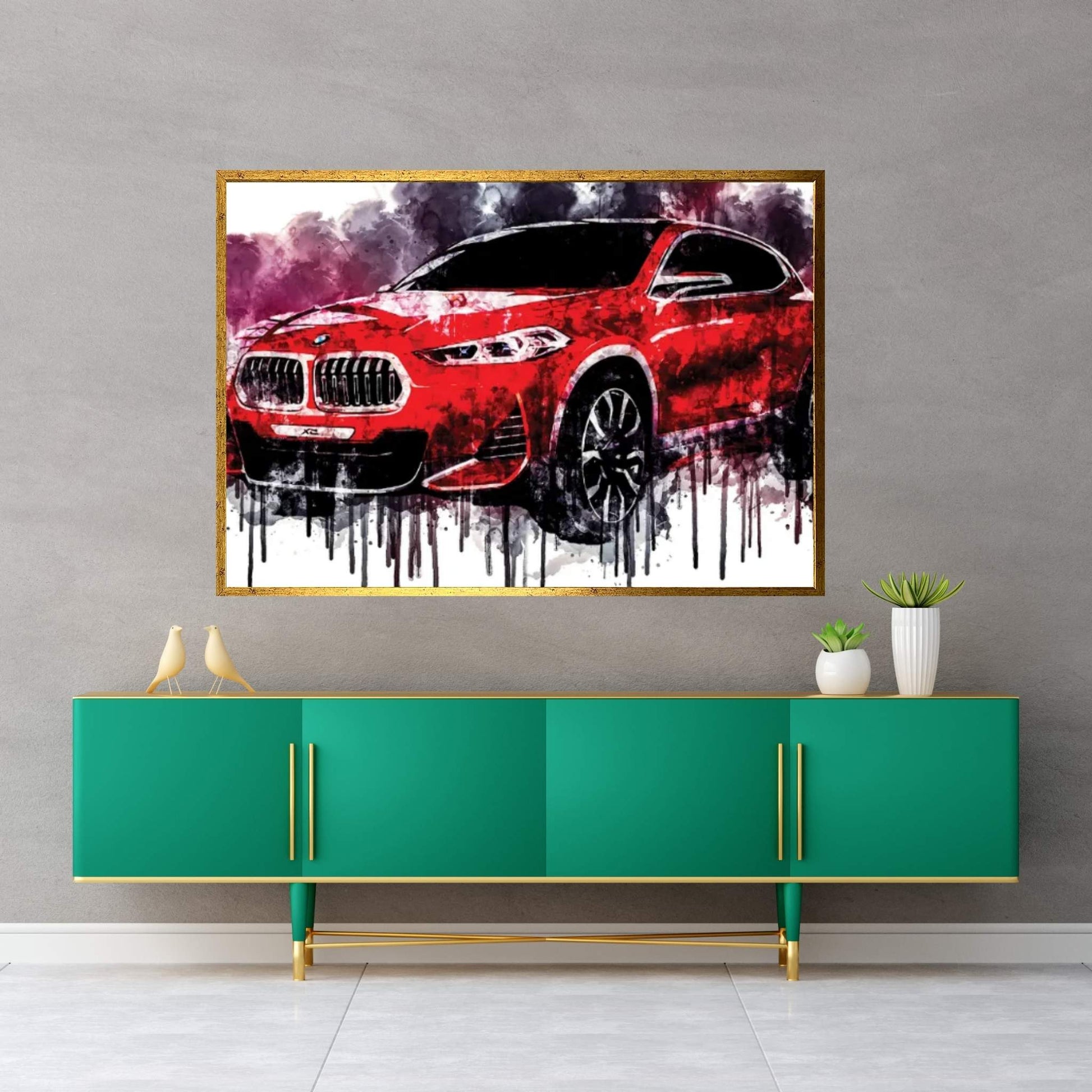 2018 BMW X2 Concept Vehicle CDXXXI Canvas Wall Art - Y Canvas