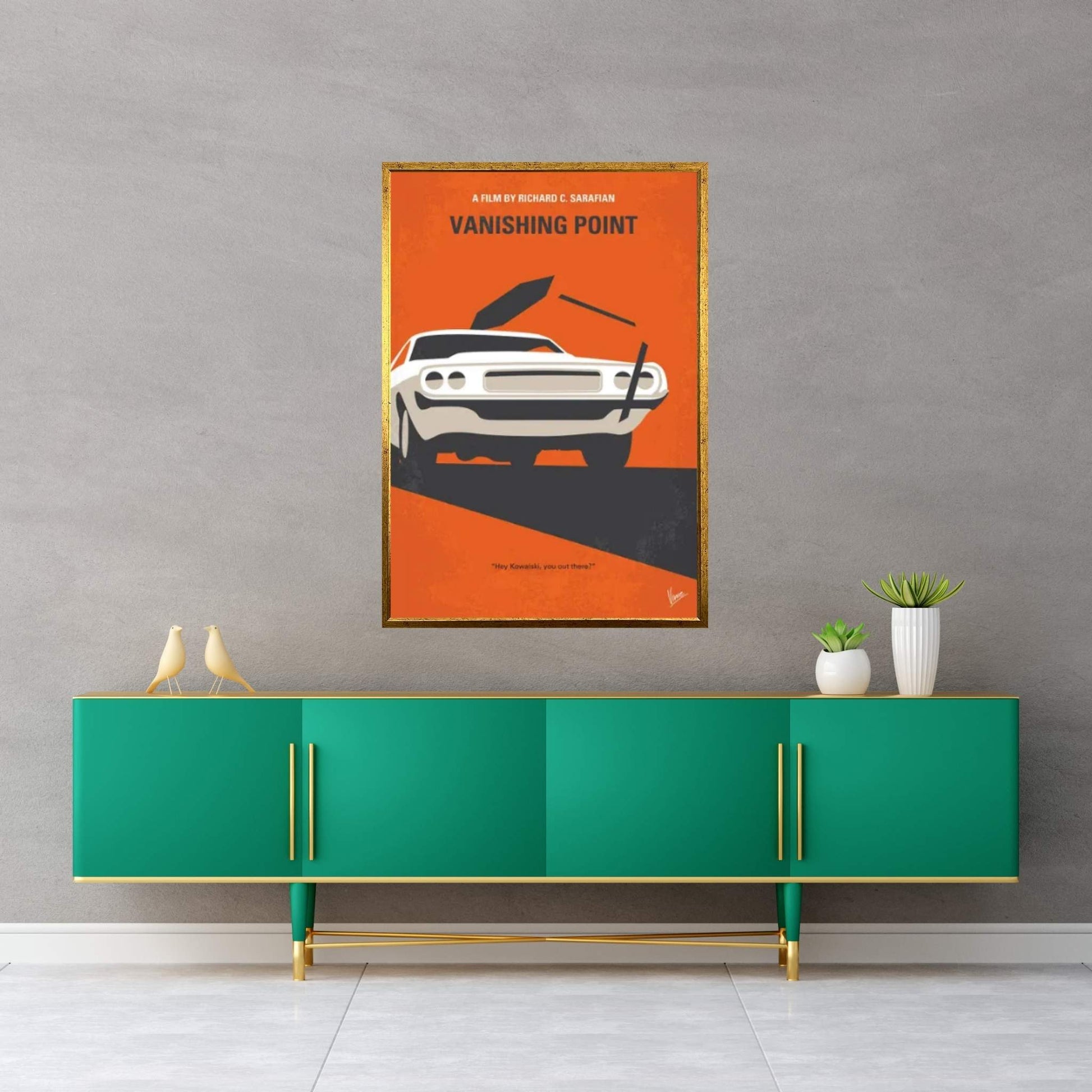 Vanishing Point Poster Canvas Wall Art - Y Canvas