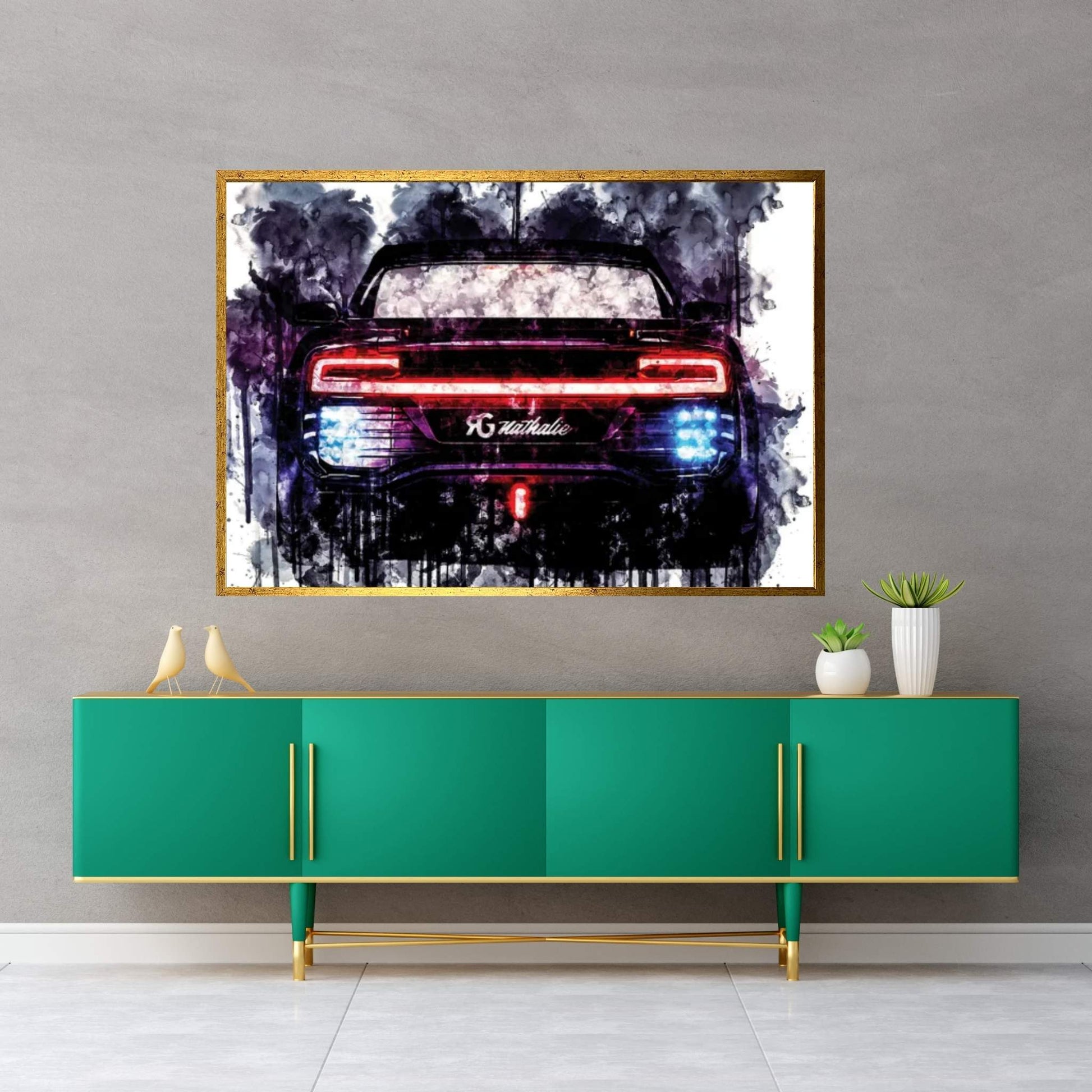 2018 Aiways RG Nathalie Vehicle CCCXXXVI Canvas Wall Art - Y Canvas