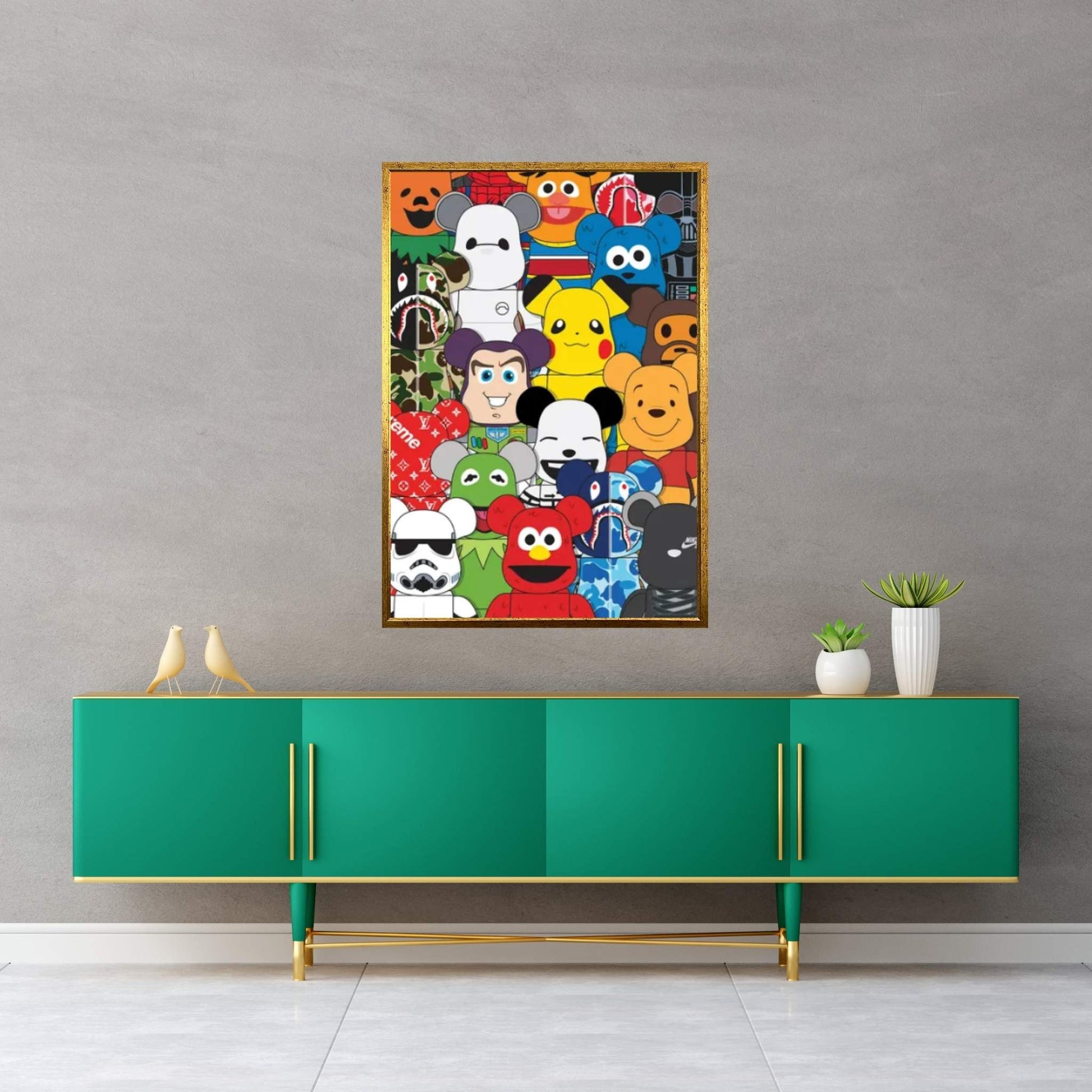 Pikachu Canvas Wall Art - Y Canvas