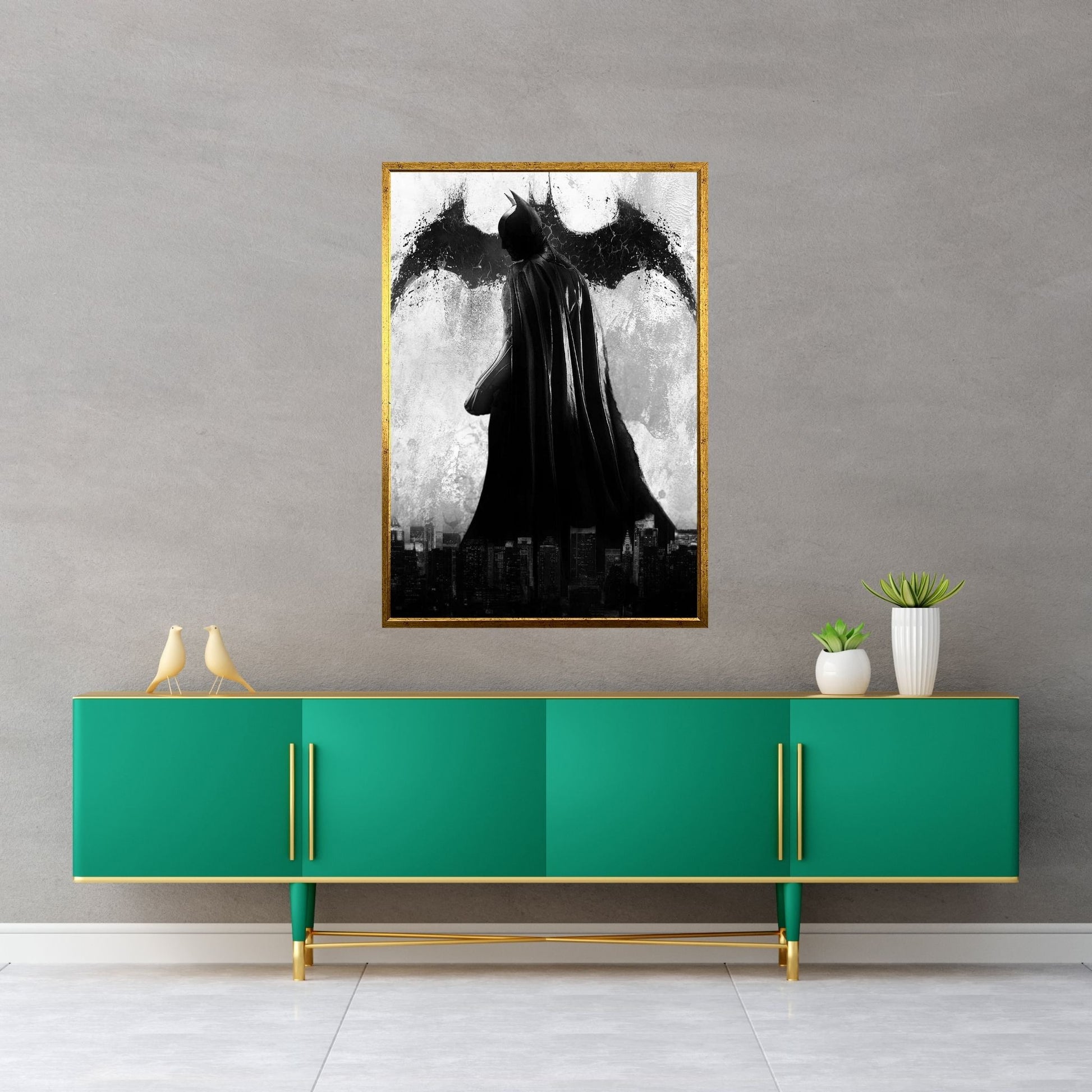 Batman Canvas Wall Art - Y Canvas