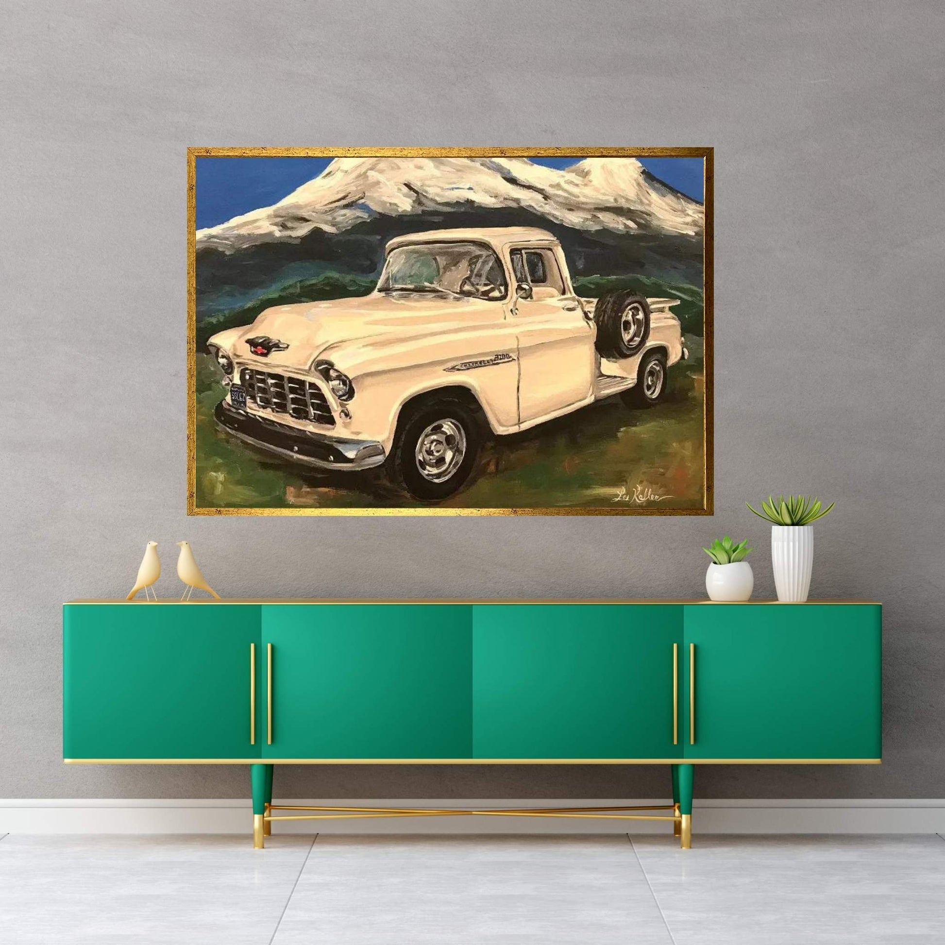 Chevy Truck 3200 I Canvas Wall Art - Y Canvas