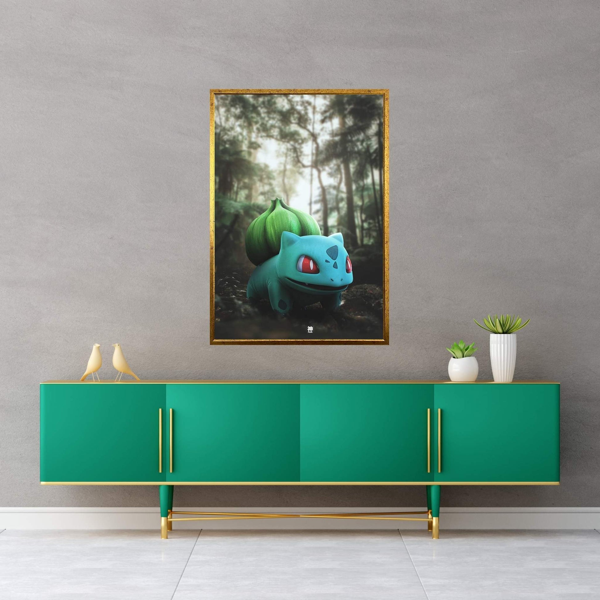 Pokémon - Bulbasaur Canvas Wall Art - Y Canvas