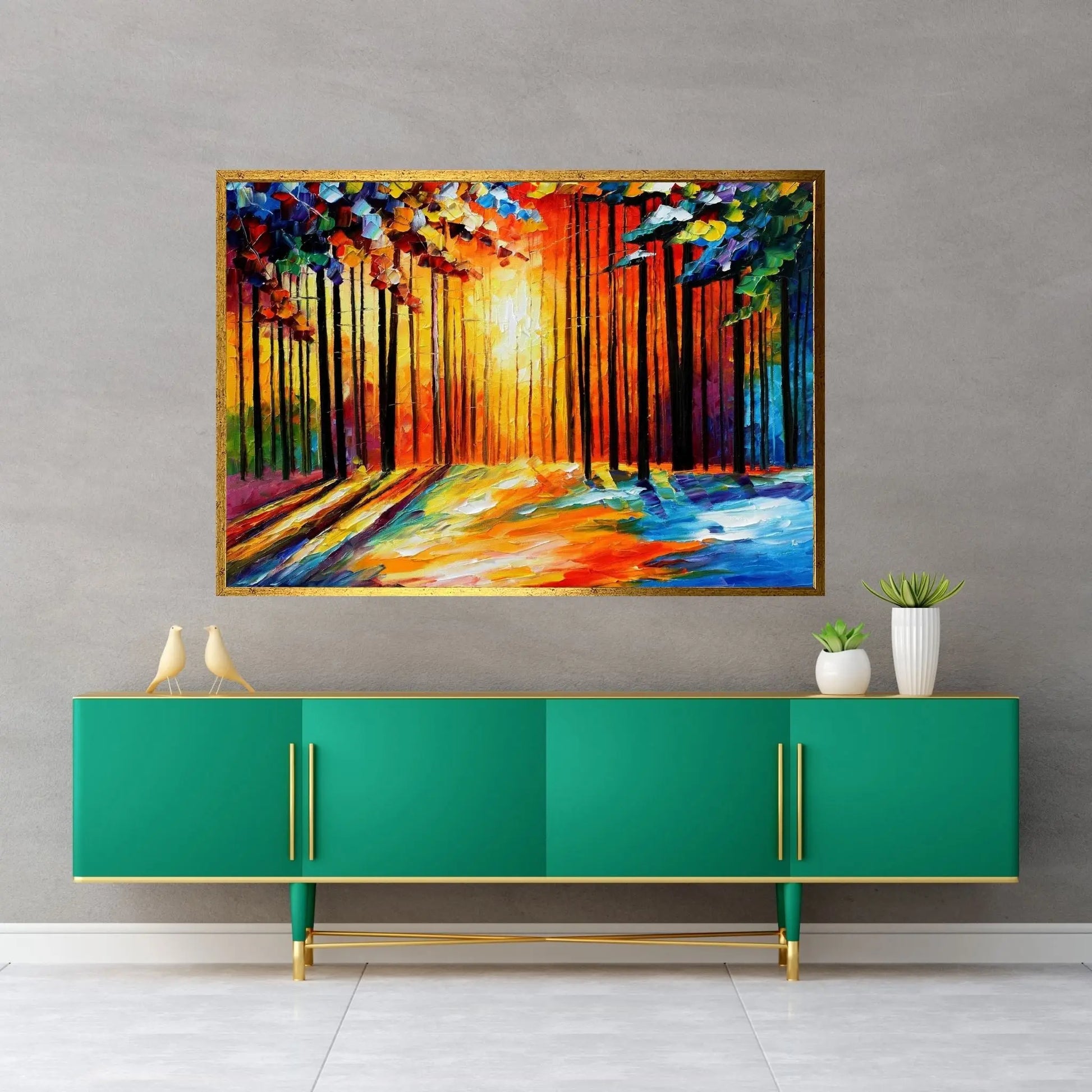 Sun Of January Canvas Wall Art - Y Canvas