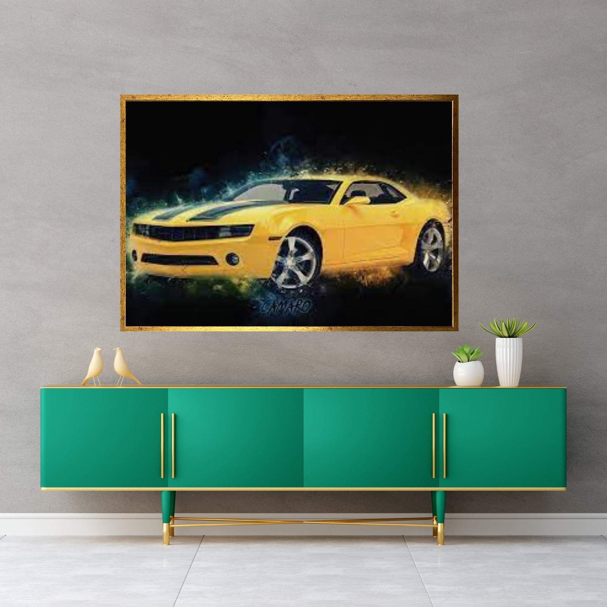 Camaro Canvas Wall Art - Y Canvas