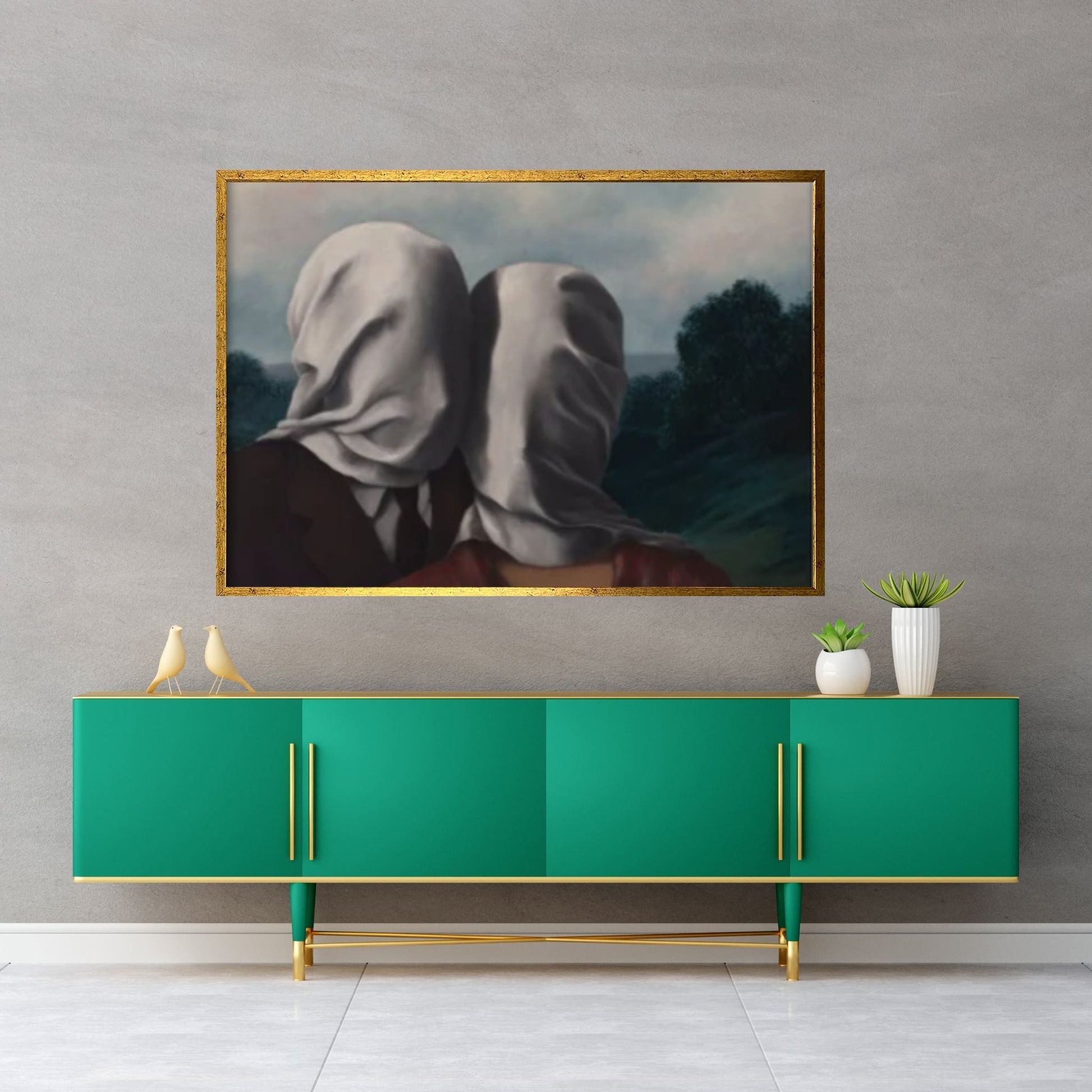 Rene Magritte Canvas Wall Art Poster, Not to be Reproduced Wall Decor Print, Rene Magritte Canvas, Rene Magritte Exhibition Print - Y Canvas