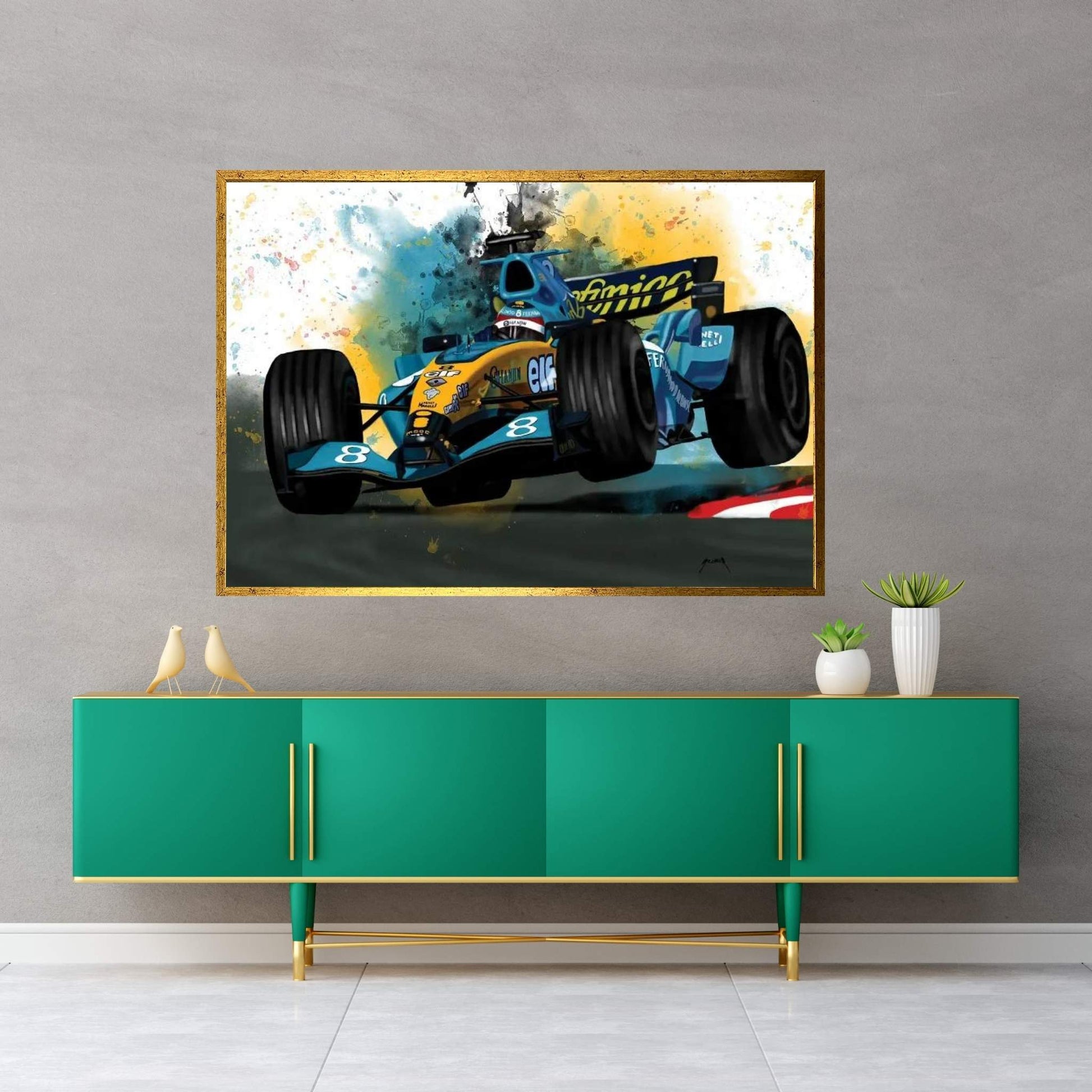 2004 Alonso Canvas Wall Art - Y Canvas