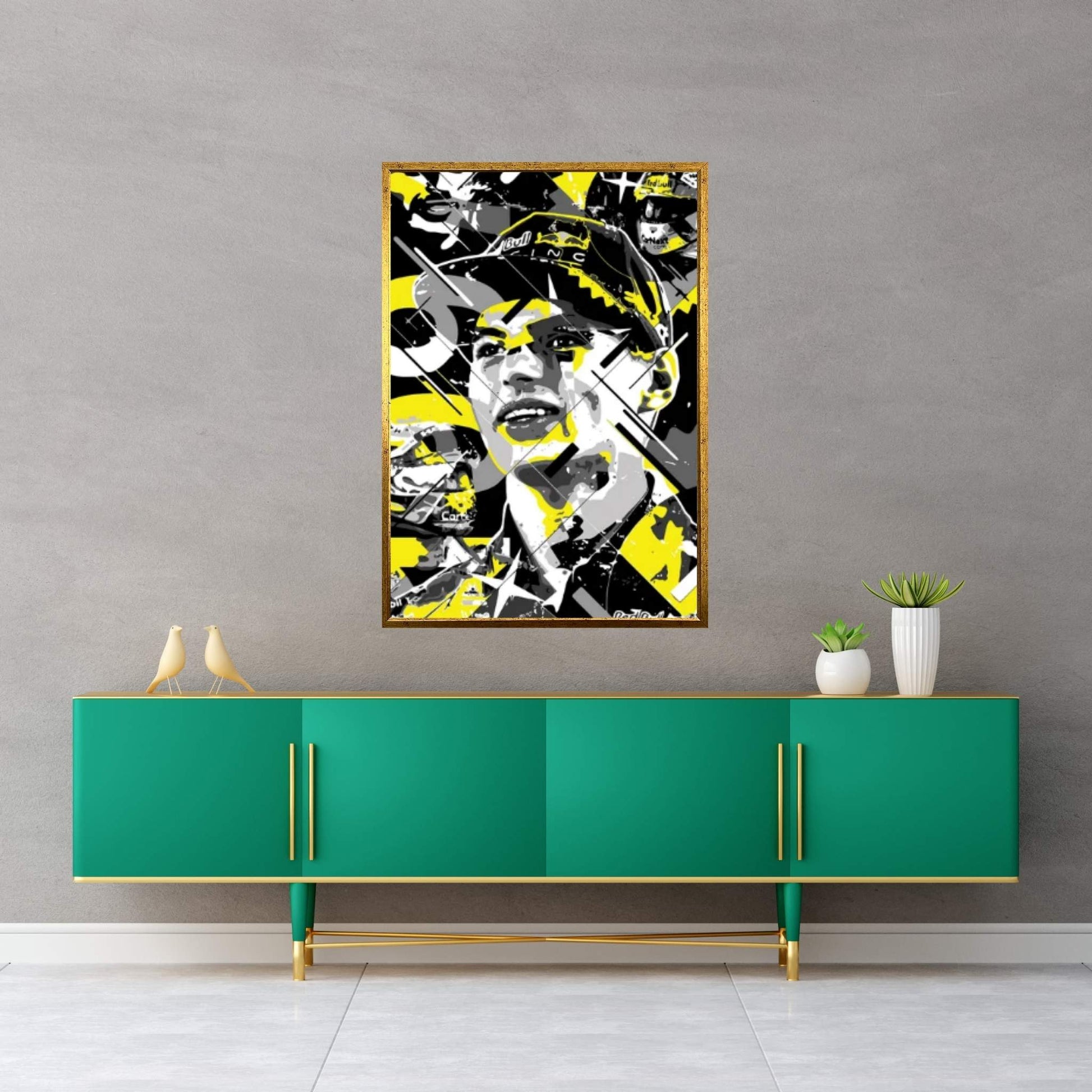 Verstappen Canvas Wall Art - Y Canvas