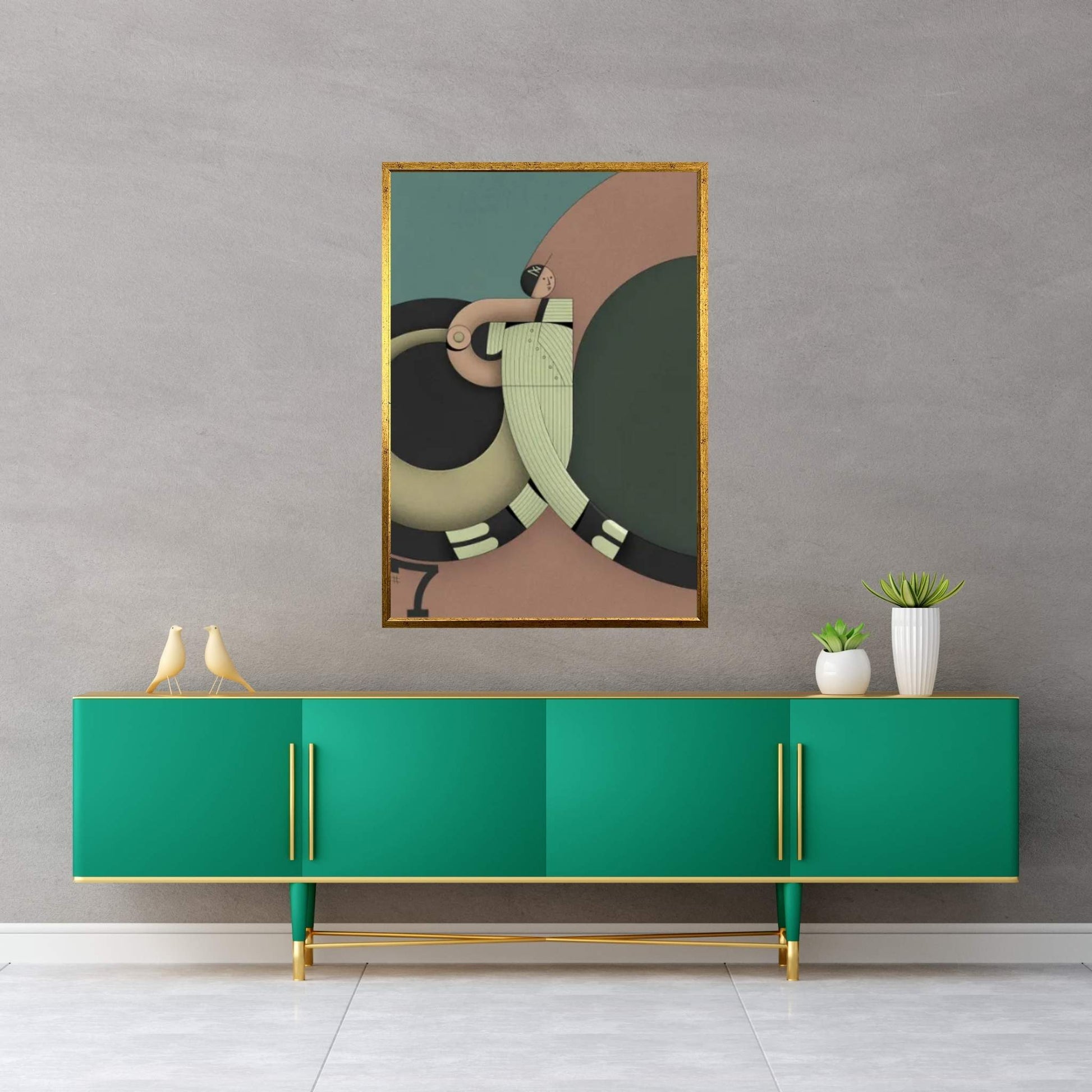 The Mick Canvas Wall Art - Y Canvas