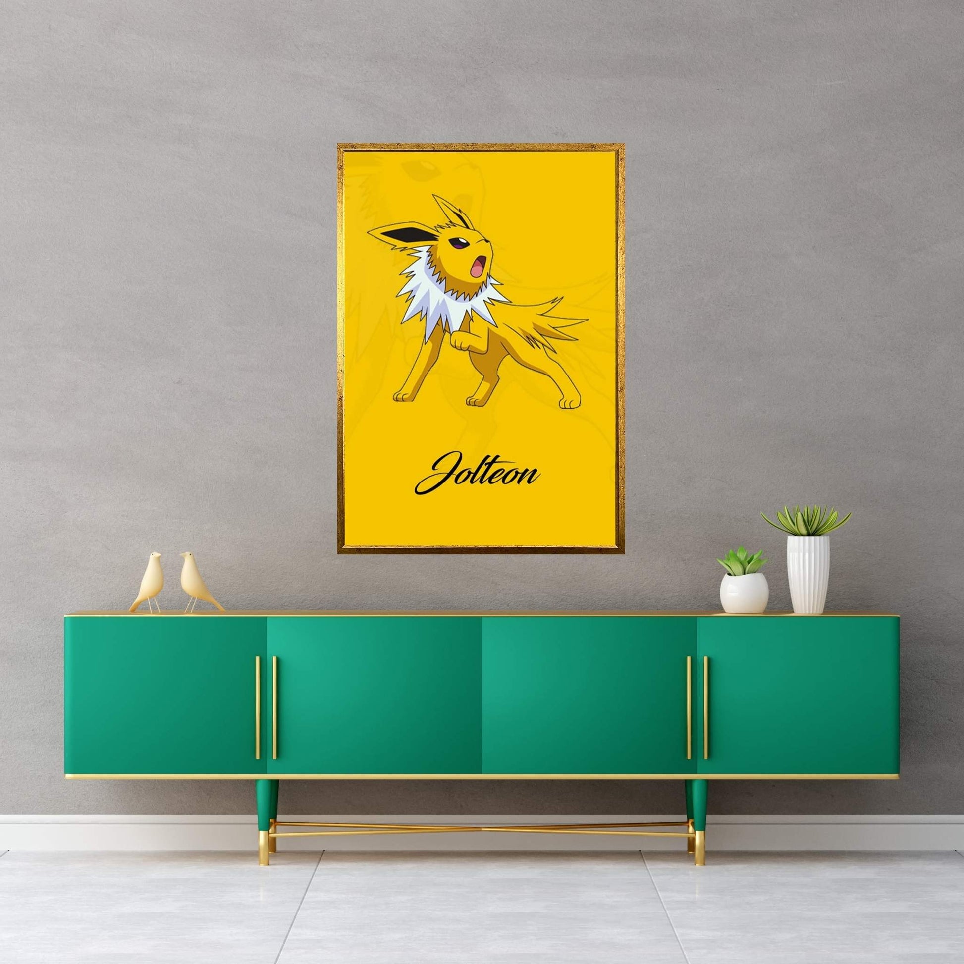 Pokémon - Jolteon Canvas Wall Art - Y Canvas