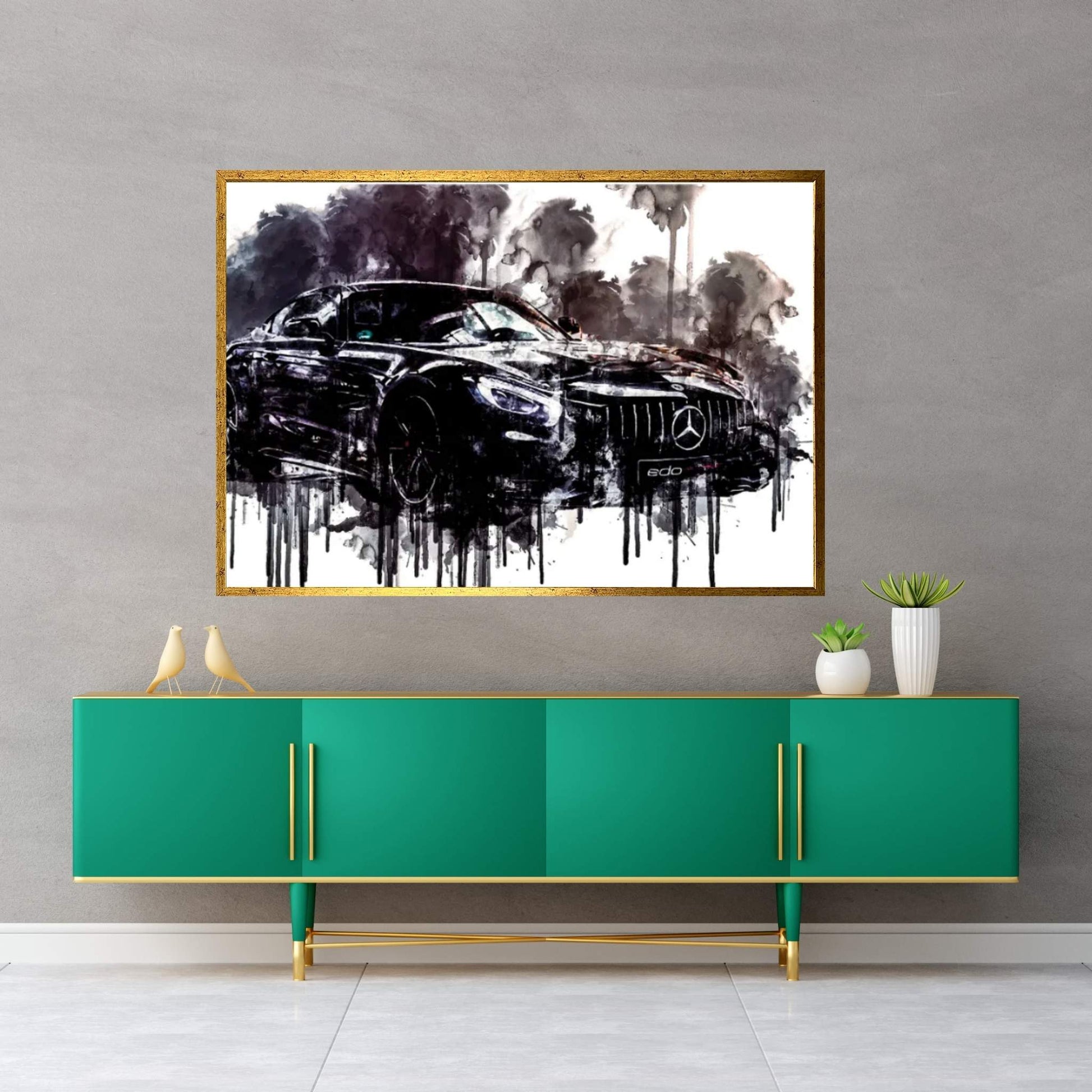 2018 Edo Competition Mercedes AMG GT R Canvas Wall Art - Y Canvas