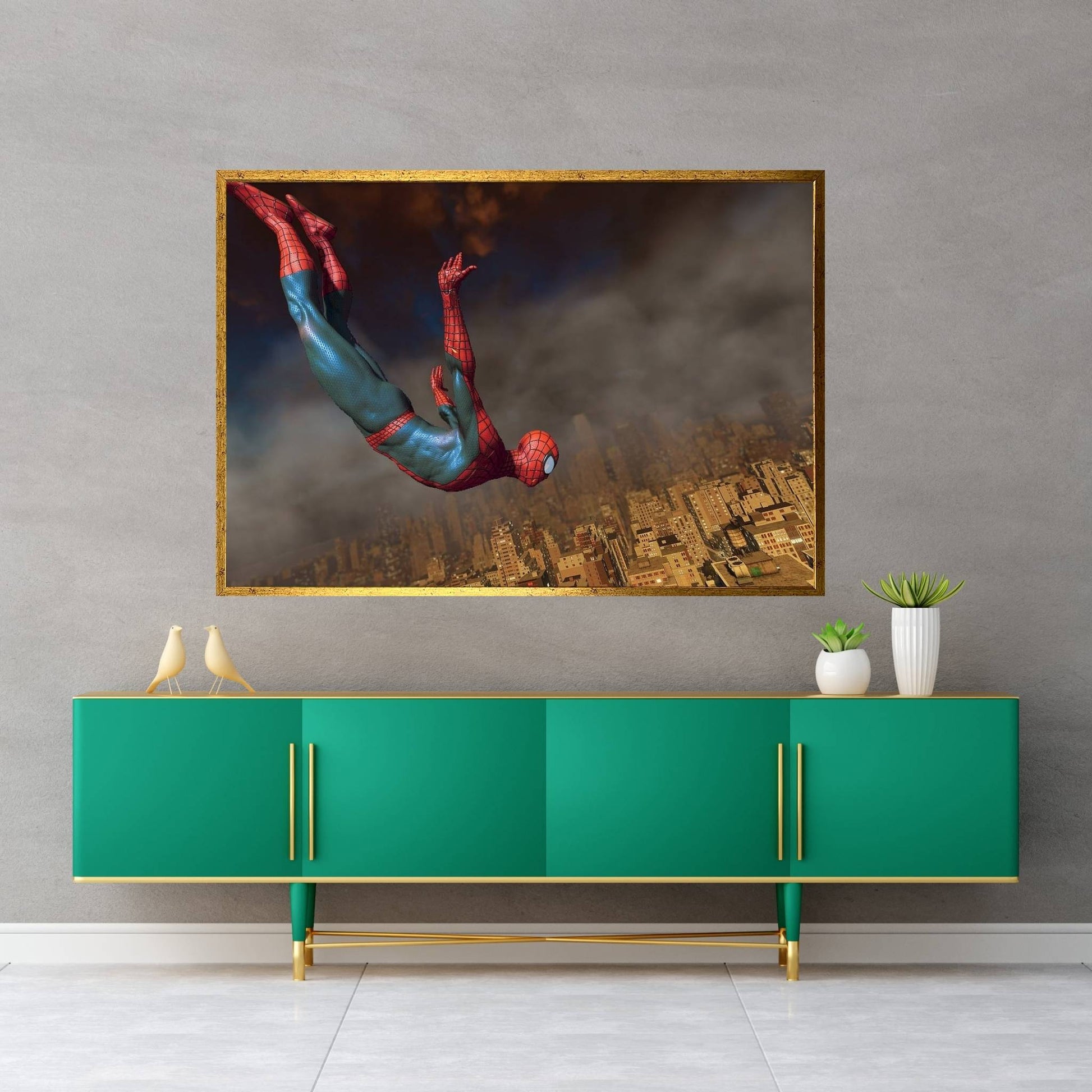 Spiderman Canvas Wall Art - Y Canvas