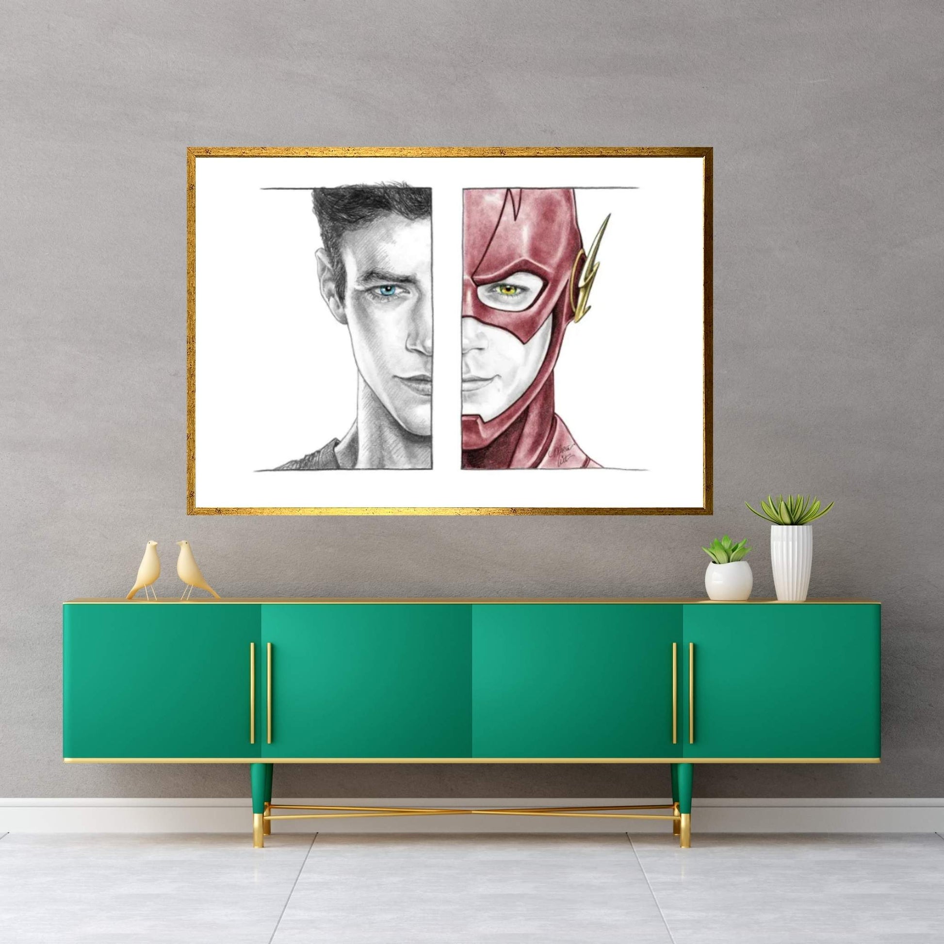 The Flash Canvas Wall Art - Y Canvas