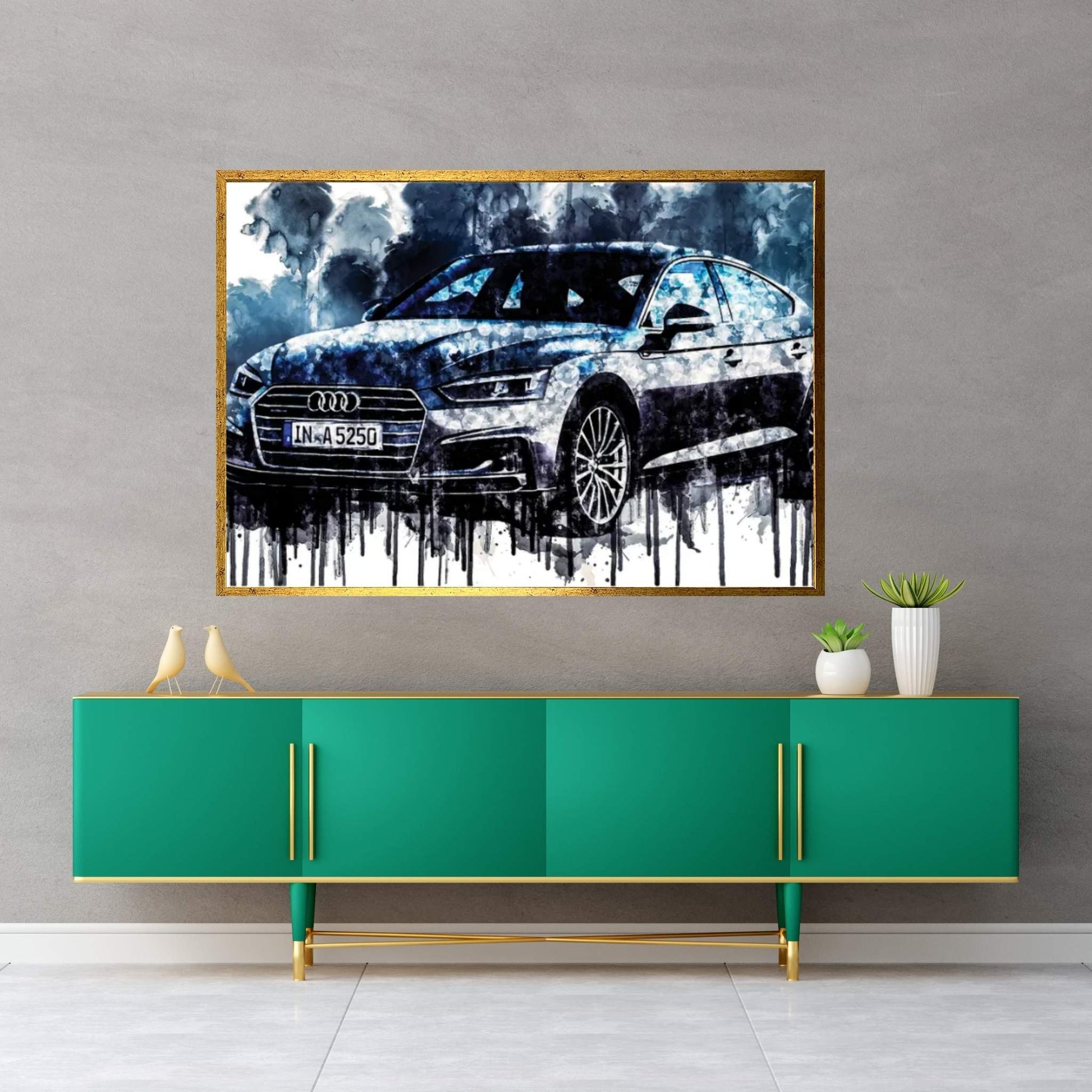 2018 Audi A5 Sportback Canvas Wall Art - Y Canvas