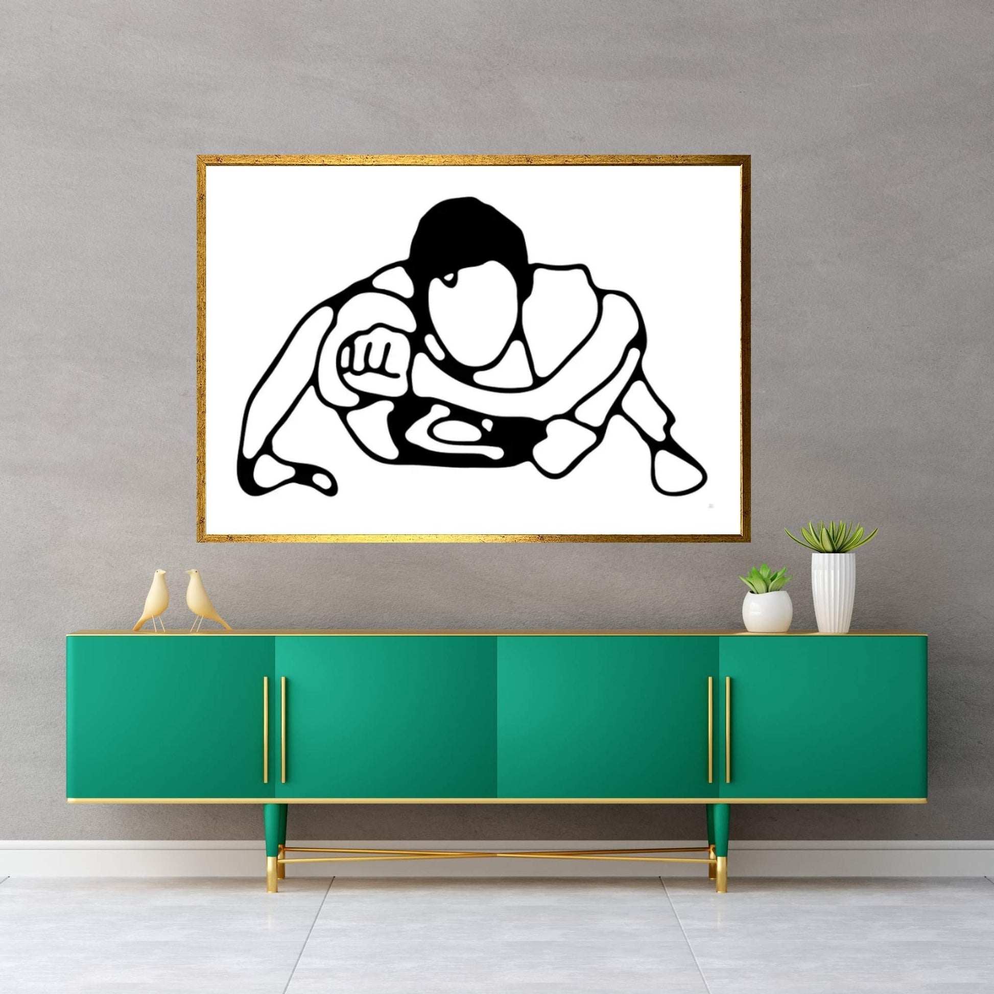 Superman Canvas Wall Art - Y Canvas