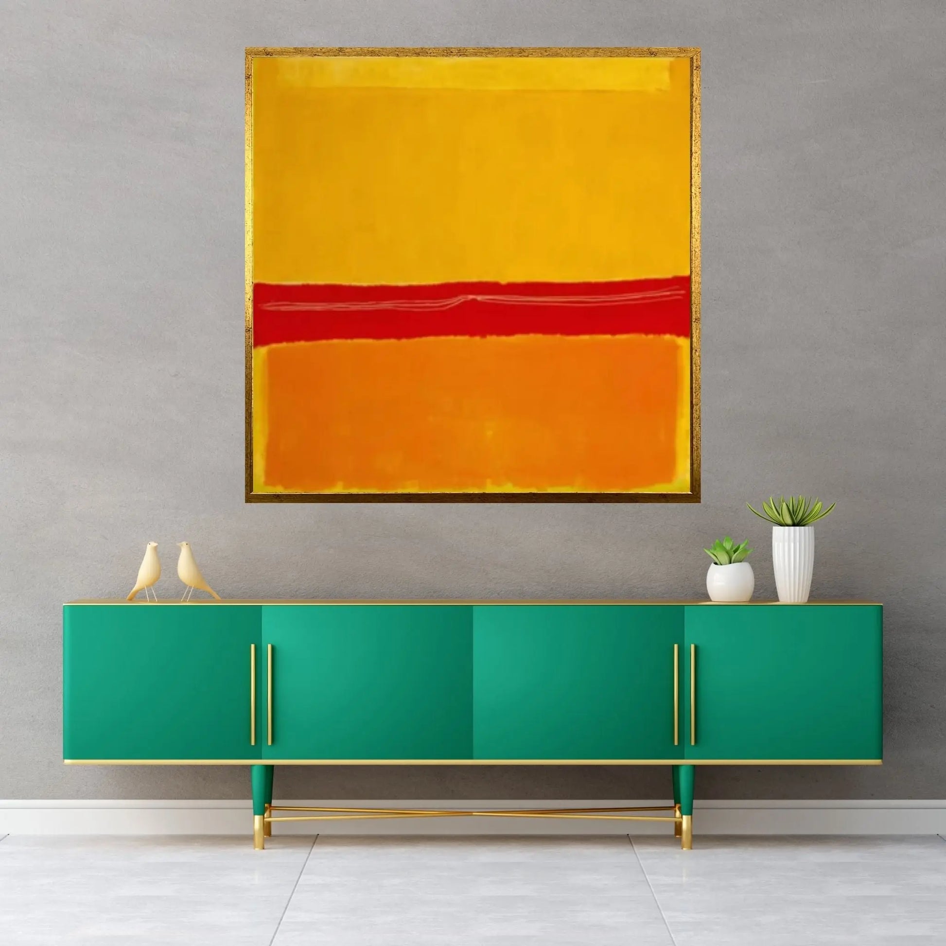 Mark Rothko No 5 No 22 Canvas,Abstract Canvas Wall Art, Modern Art Expressionism Painting, Poster Art Reproduction - Y Canvas