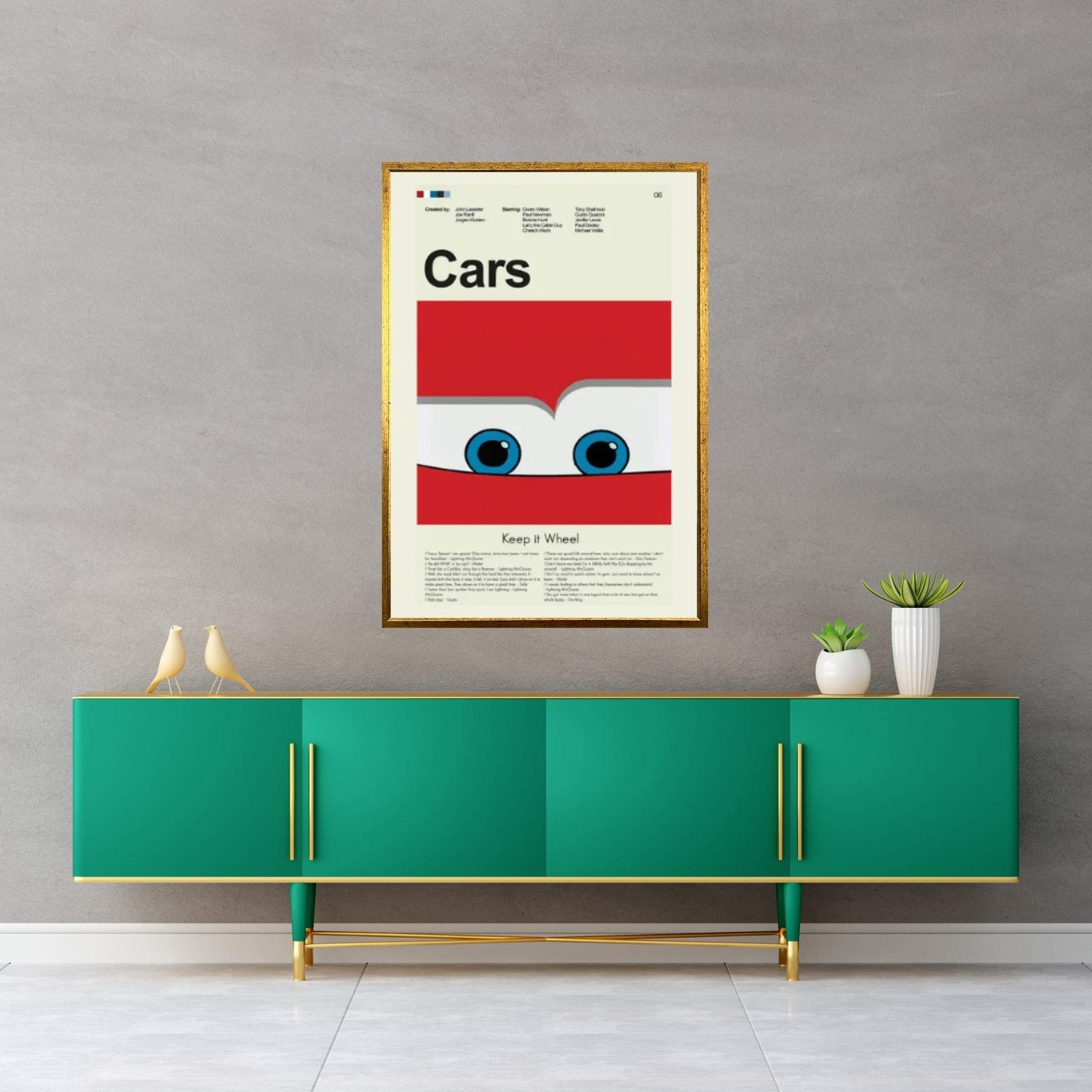 Cars Canvas Wall Art - Y Canvas