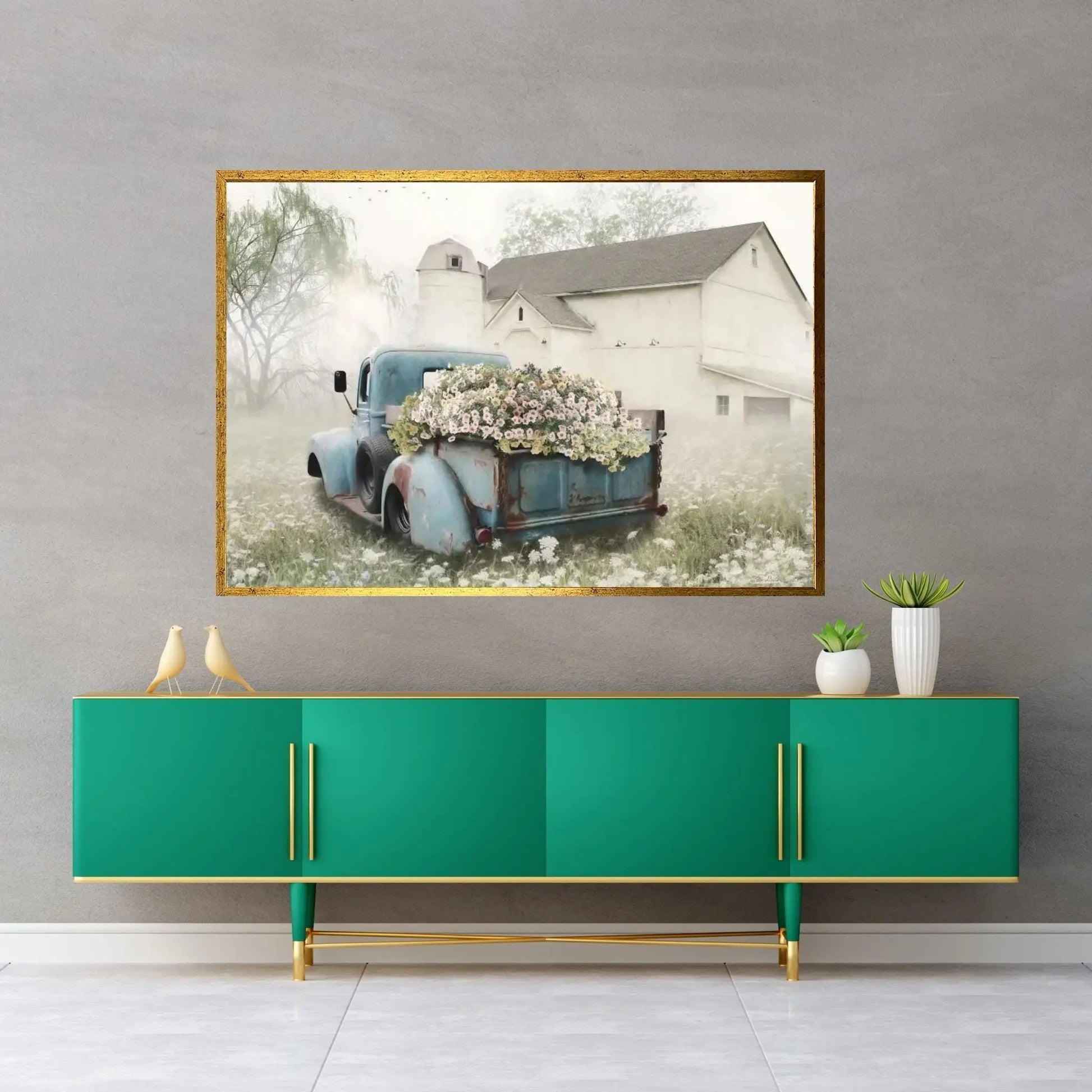 Full Of Flowers Canvas Wall Art - Y Canvas