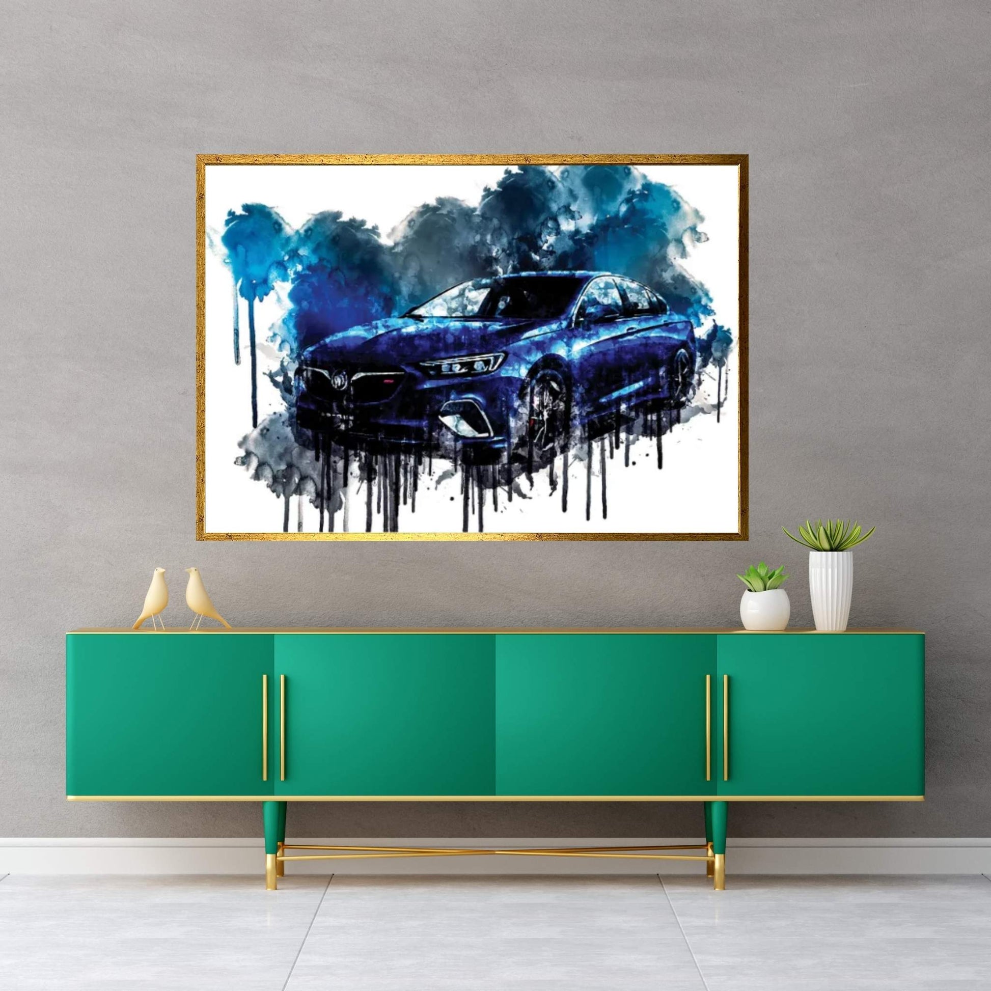 2017 Buick Regal GS Vehicle V Canvas Wall Art - Y Canvas