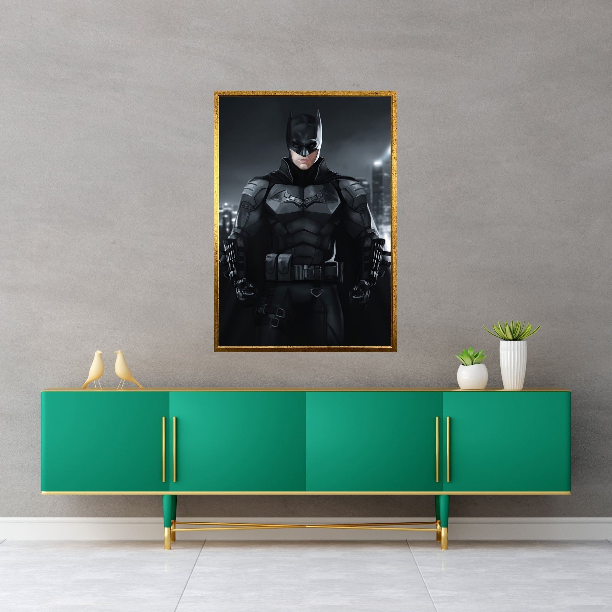 Batman Canvas Wall Art - Y Canvas