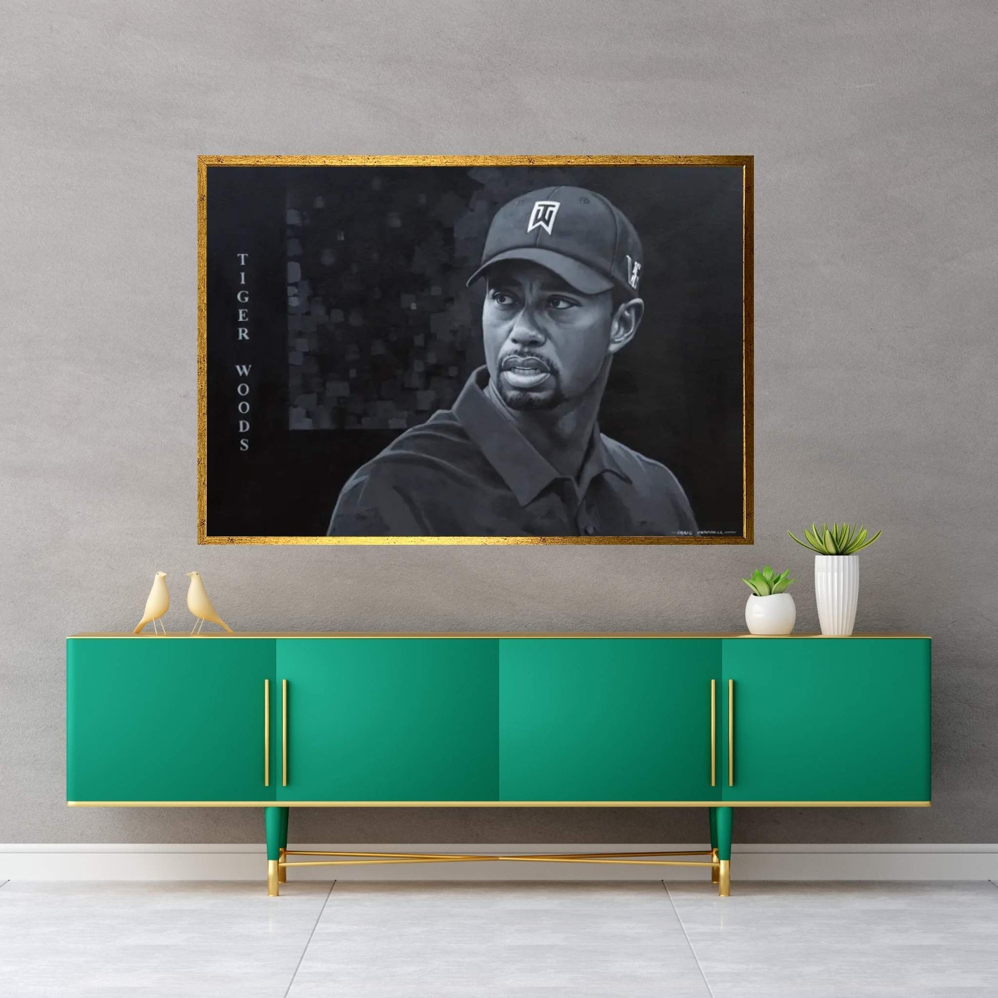 Tiger Woods Canvas Wall Art - Y Canvas