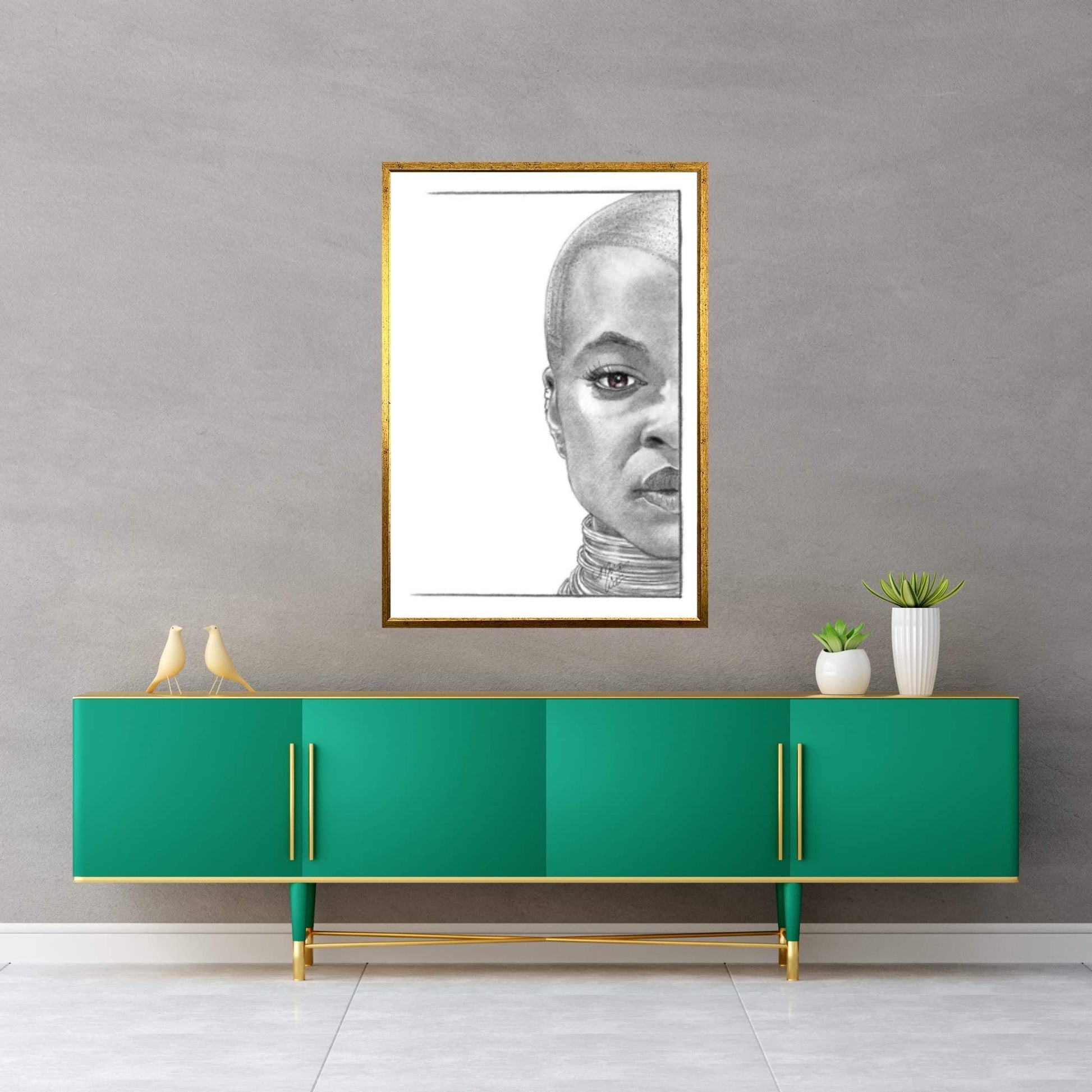 Okoye Canvas Wall Art - Y Canvas