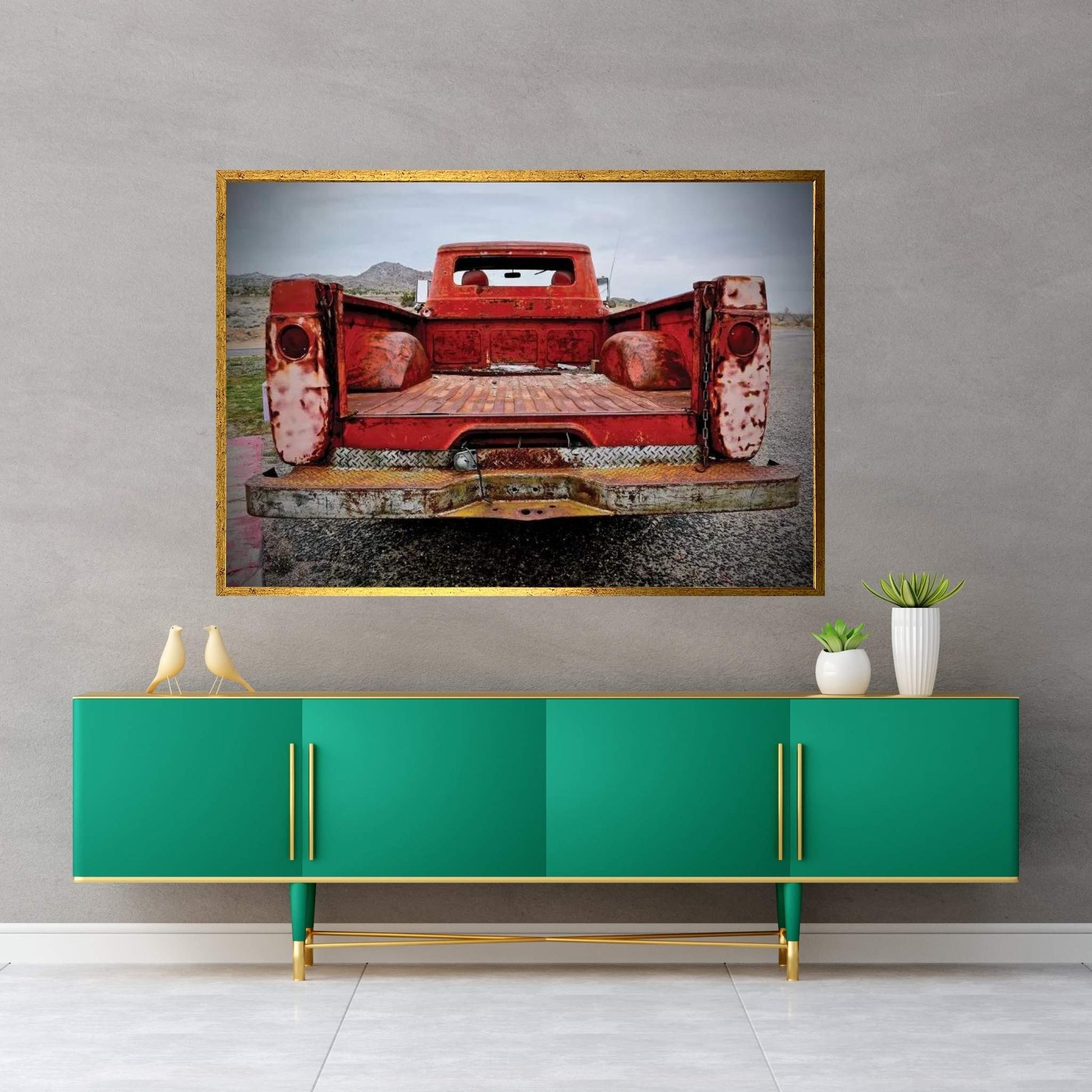 Back End Pickup Canvas Wall Art - Y Canvas