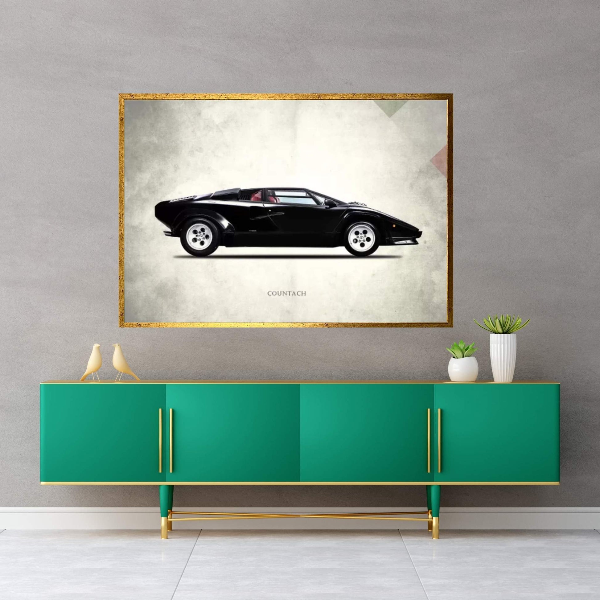 1982 Lamborghini Countach LP500 S Canvas Wall Art - Y Canvas