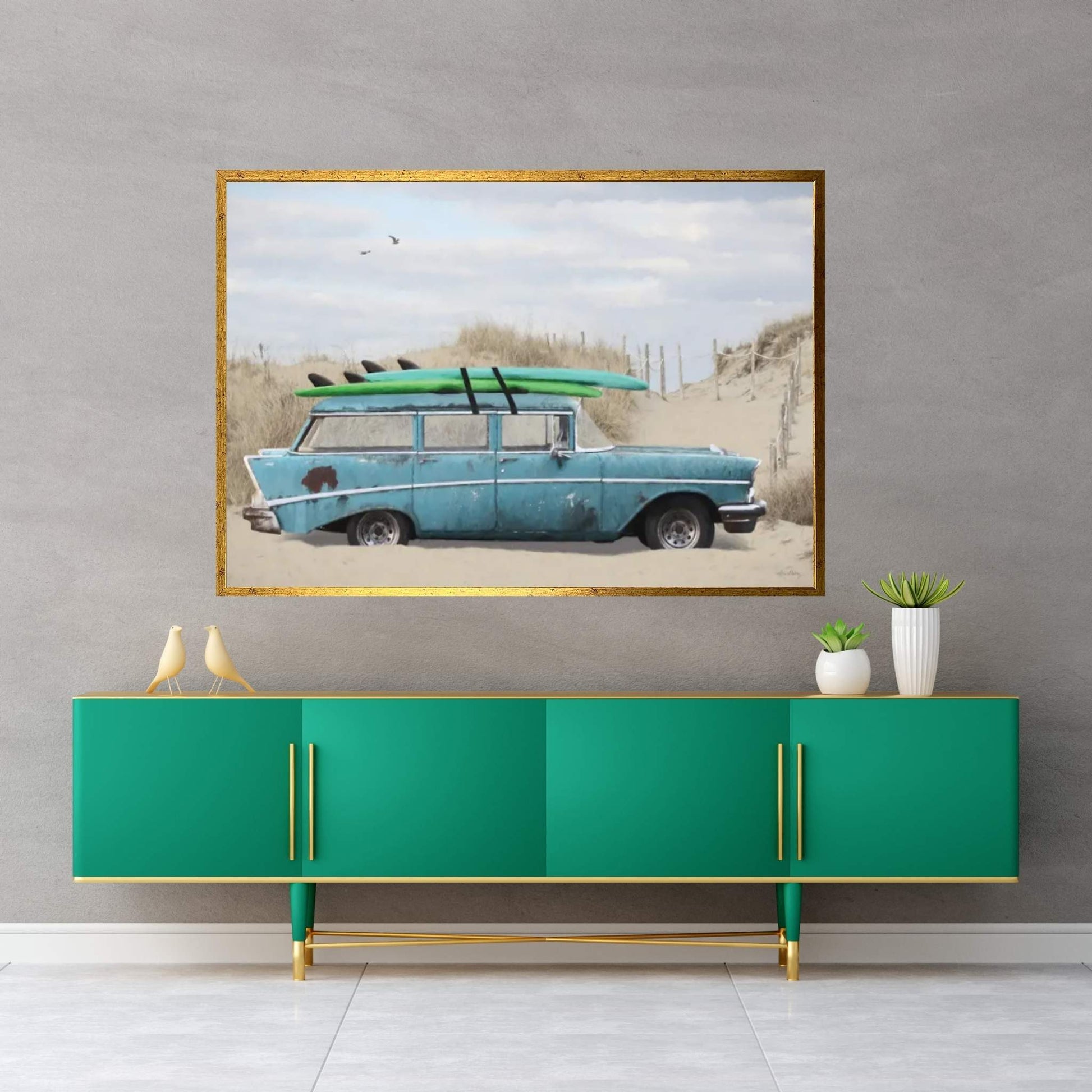 Surf's Up Too Canvas Wall Art - Y Canvas