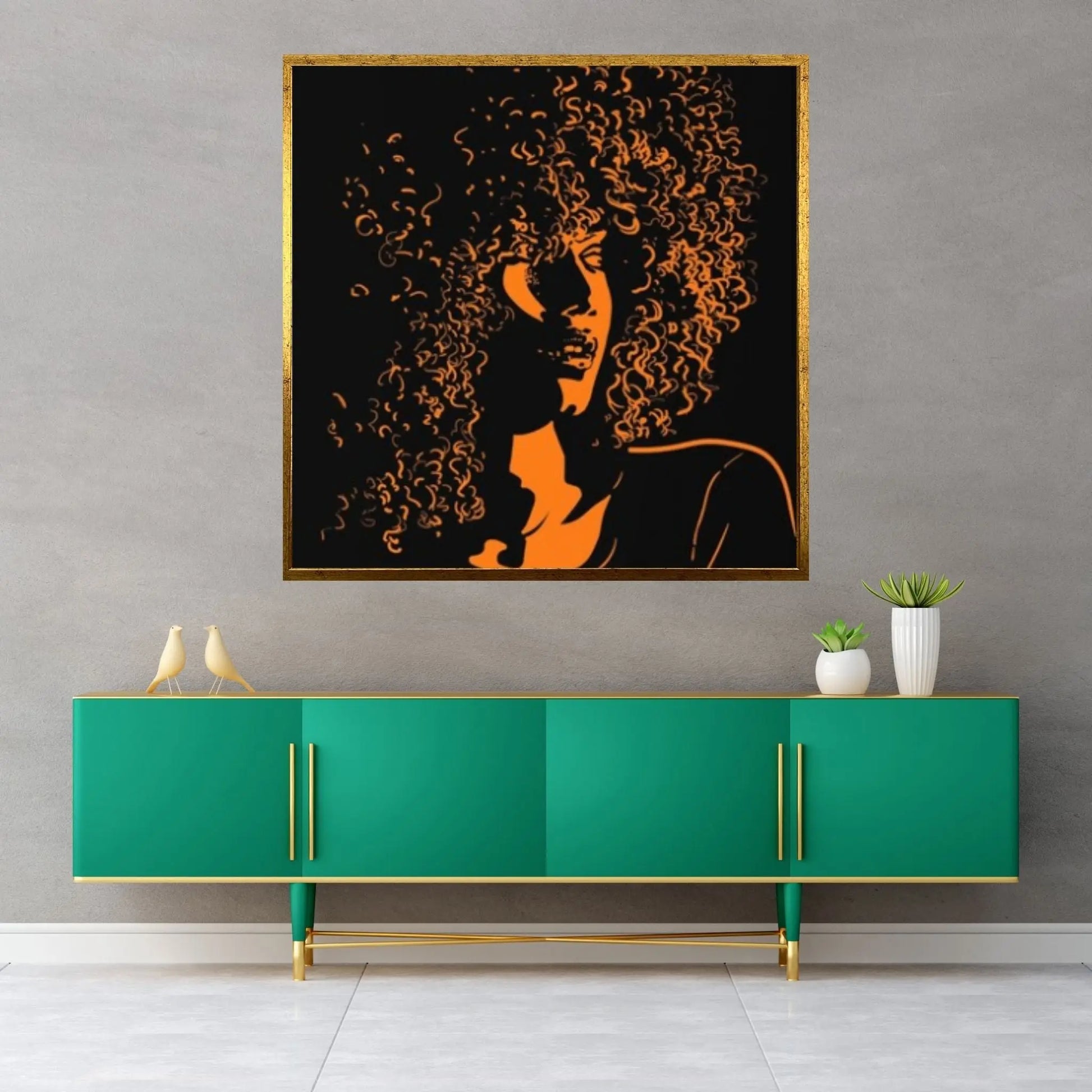 African Woman Art, African Woman Canvas - Y Canvas