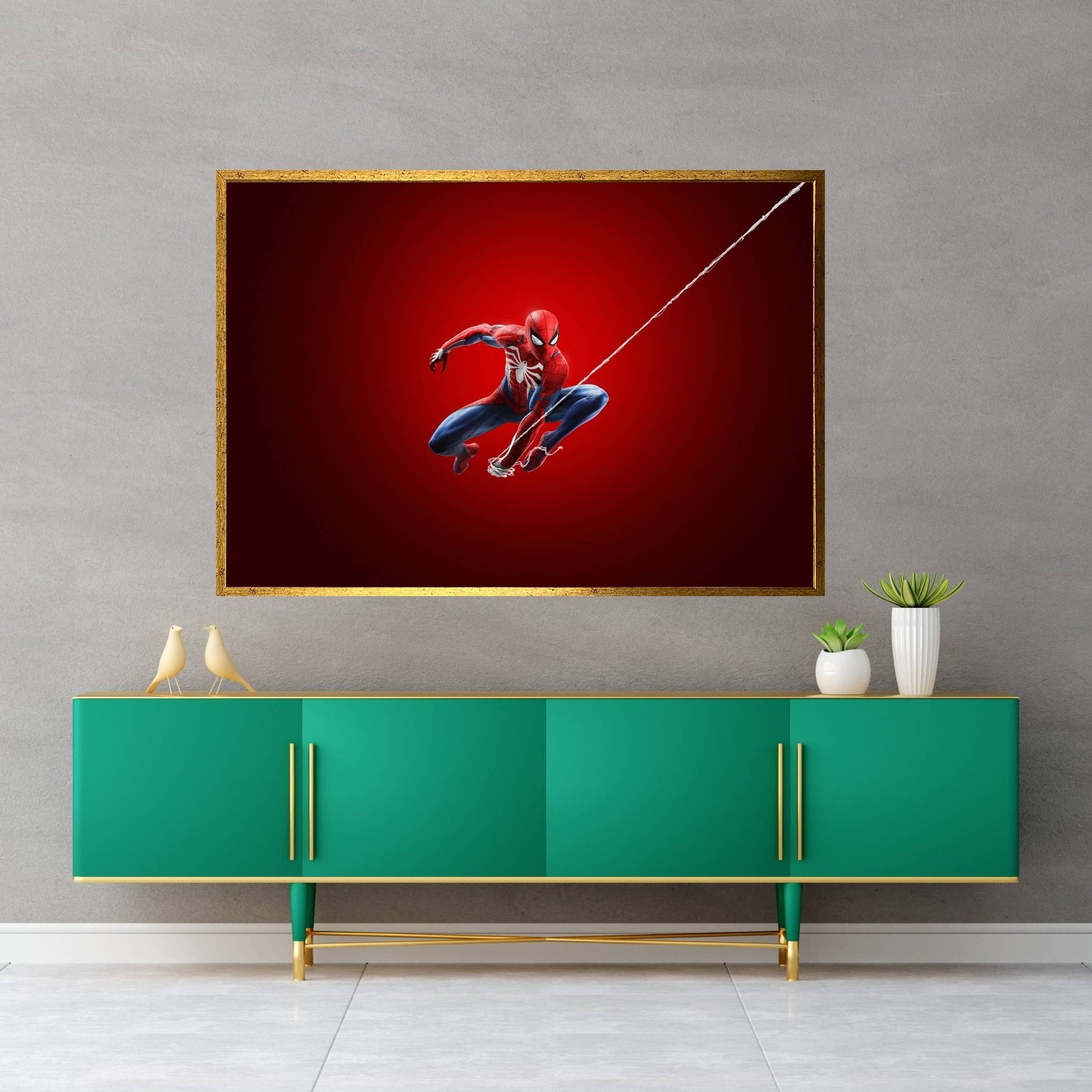 Spiderman Canvas Wall Art - Y Canvas