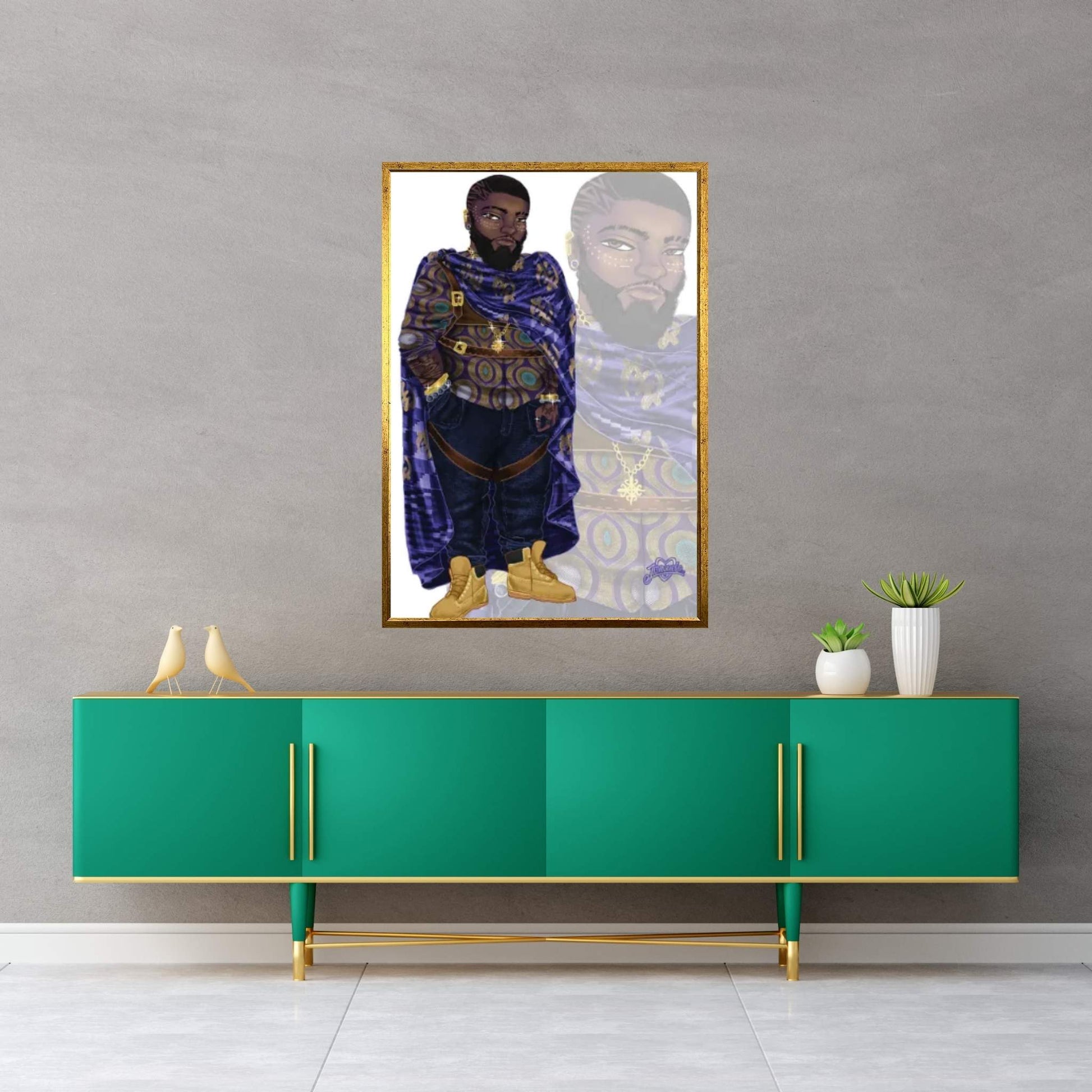 Wakanda Fashion (Look 6) Canvas Wall Art - Y Canvas