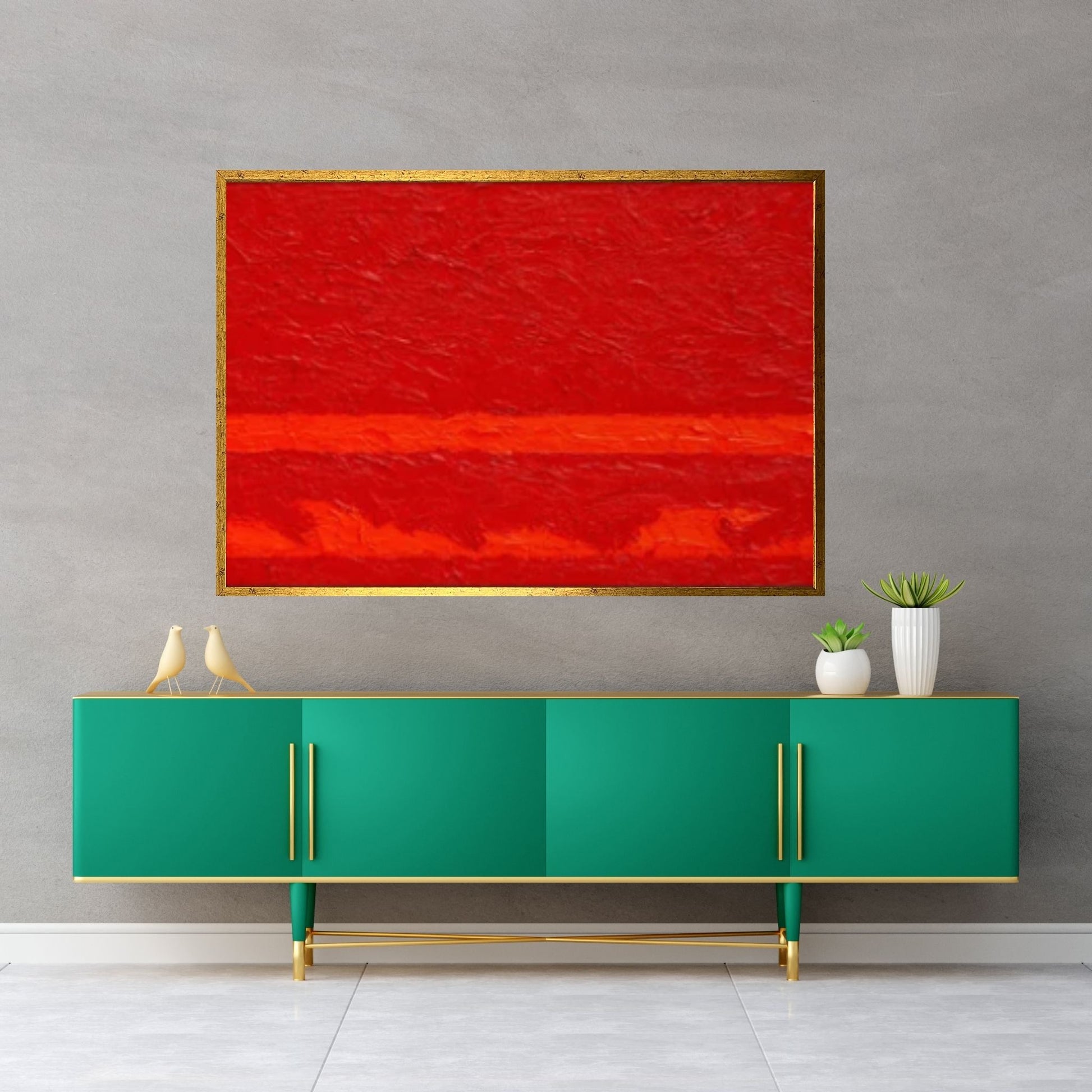 Mark Rothko Exhibition Canvas Wall Art Poster, Minimalist Decor - Y Canvas