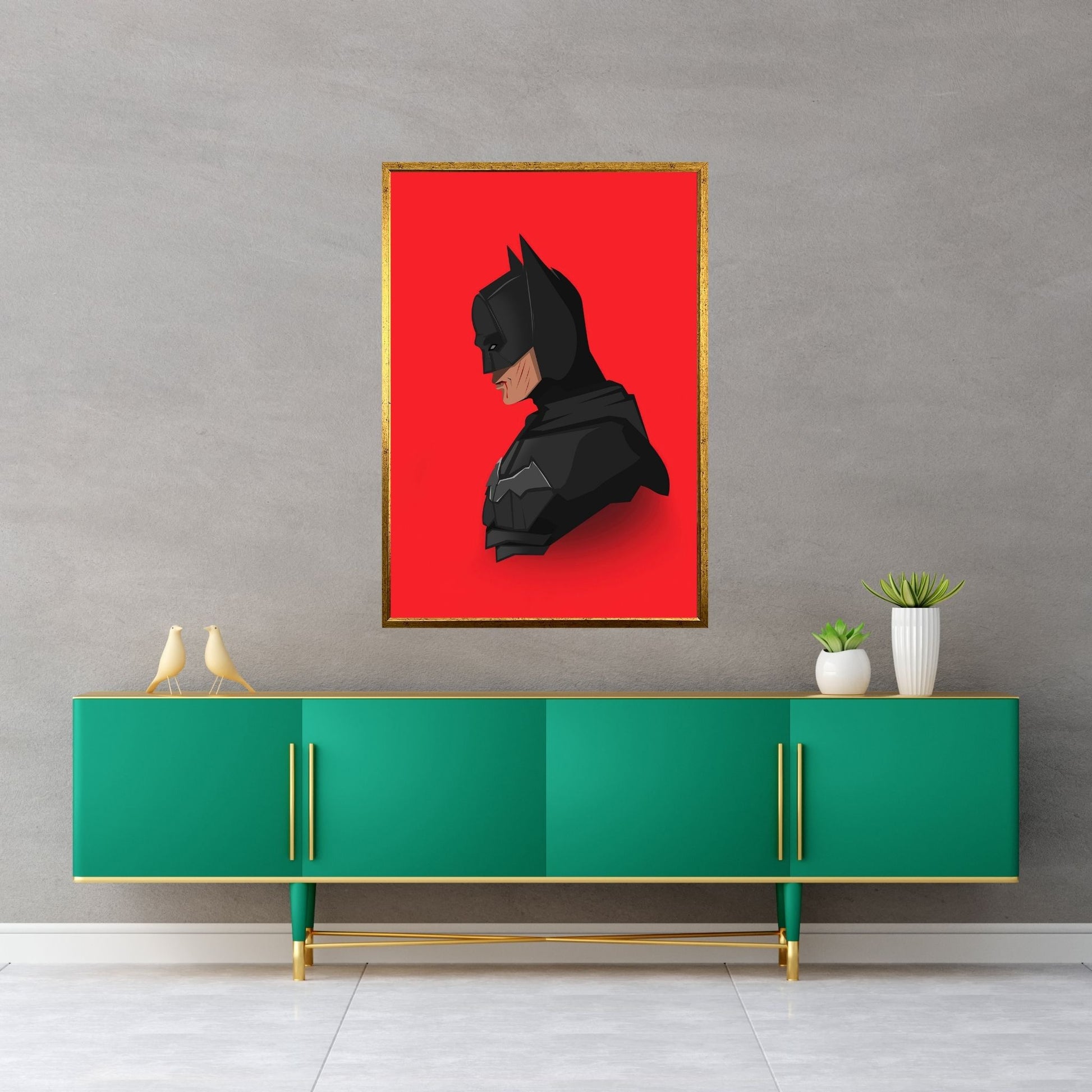 Batman Canvas Wall Art - Y Canvas