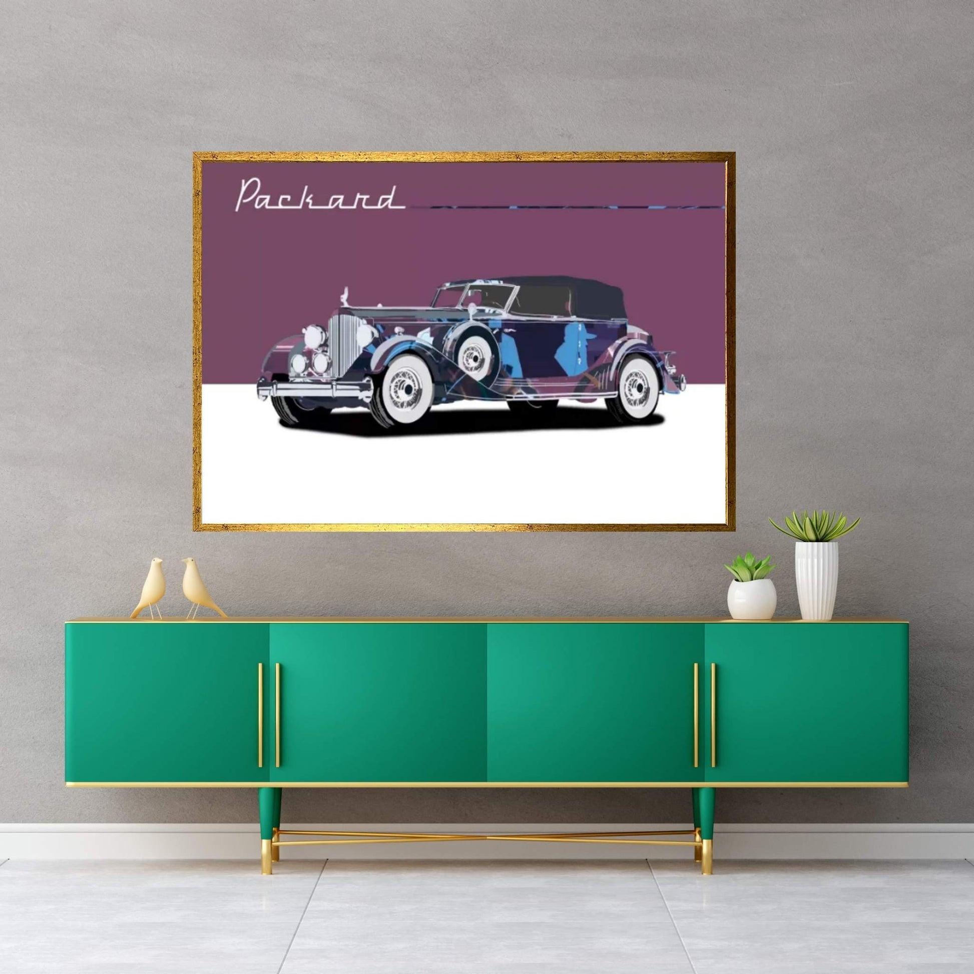 Vintage Yet Modern Canvas Wall Art - Y Canvas