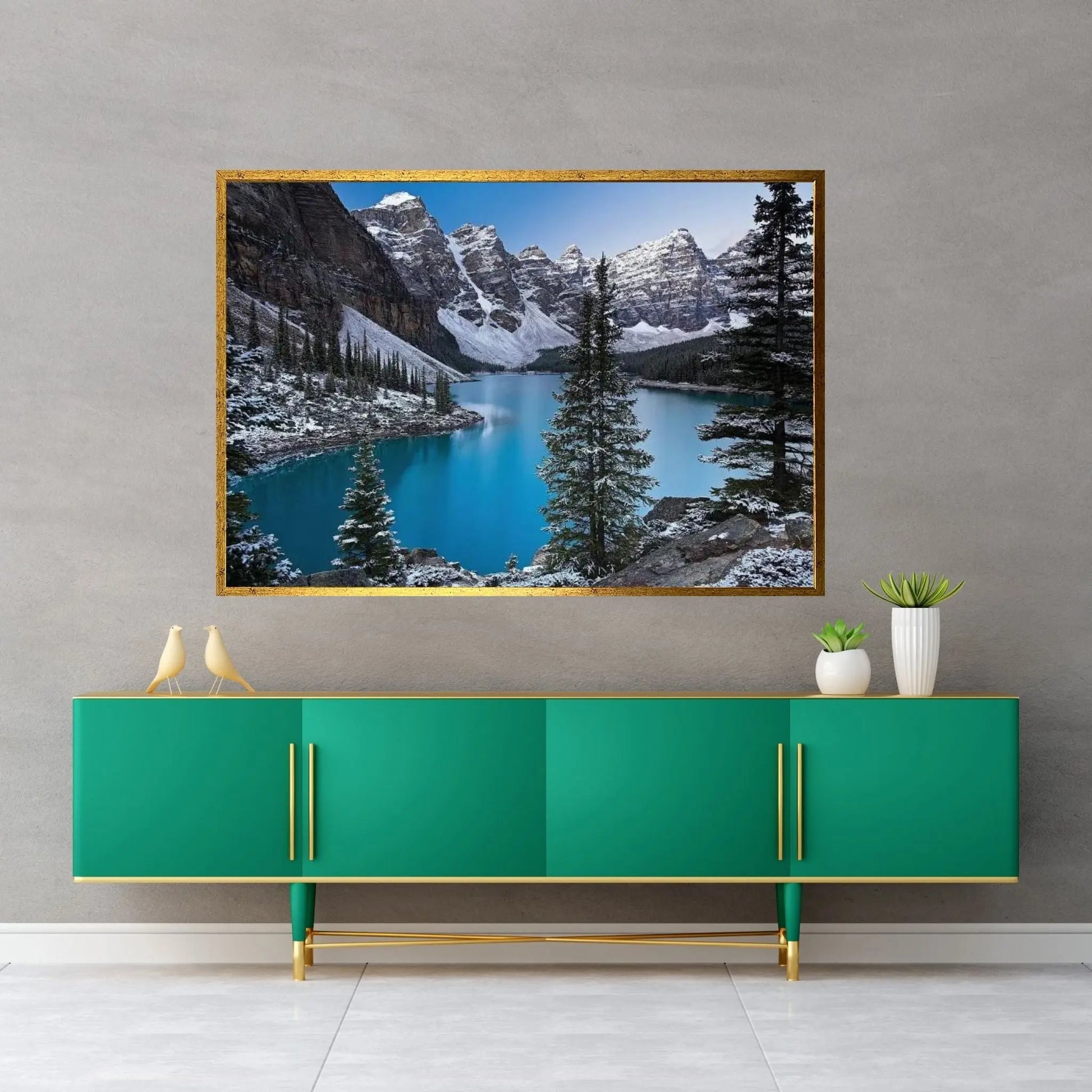 Jewel of the Rockies Canvas Wall Art - Y Canvas