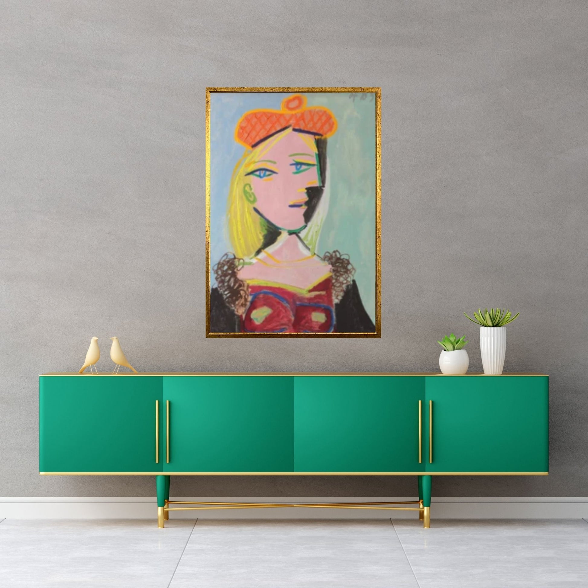 Pablo Picasso Marie-Therese Exhibition Canvas Wall Art, Pablo Picasso Print - Y Canvas