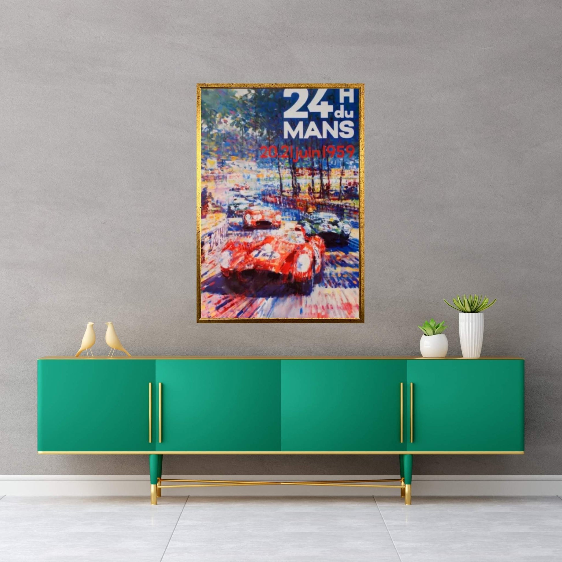 24 Heures du Mans II Canvas Wall Art - Y Canvas