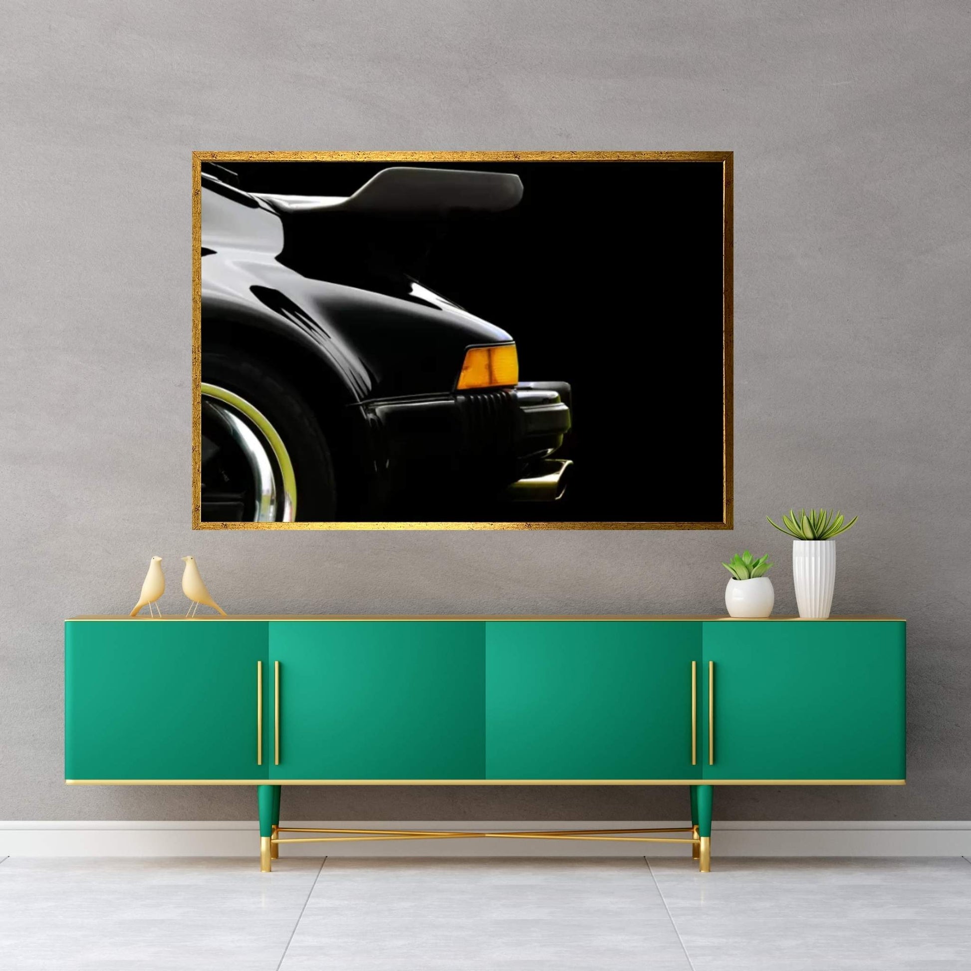 1978 Porsche 930 Back Wing Canvas Wall Art - Y Canvas