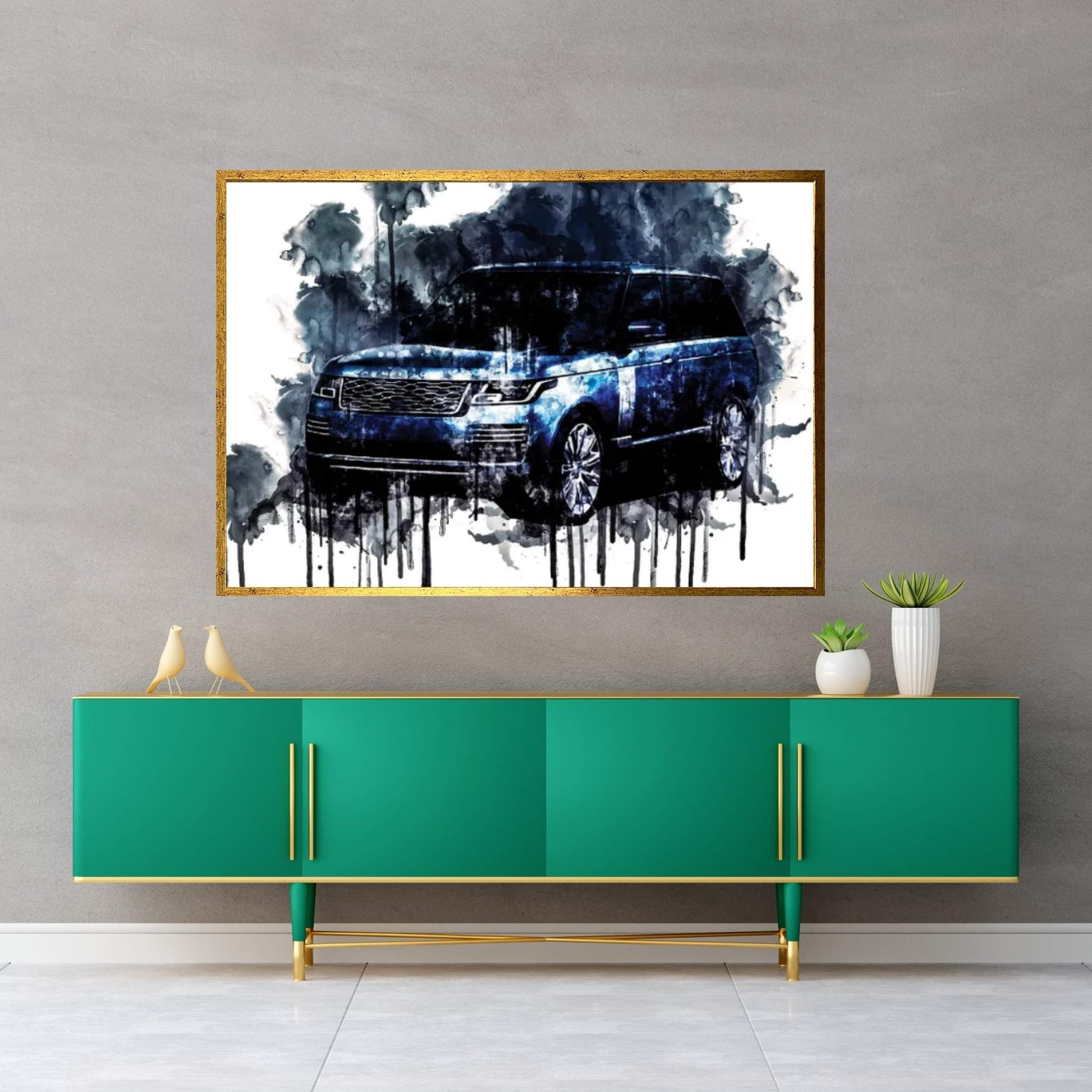 2017 Range Rover Autobiography Vehicle CCLXVIII Canvas Wall Art - Y Canvas