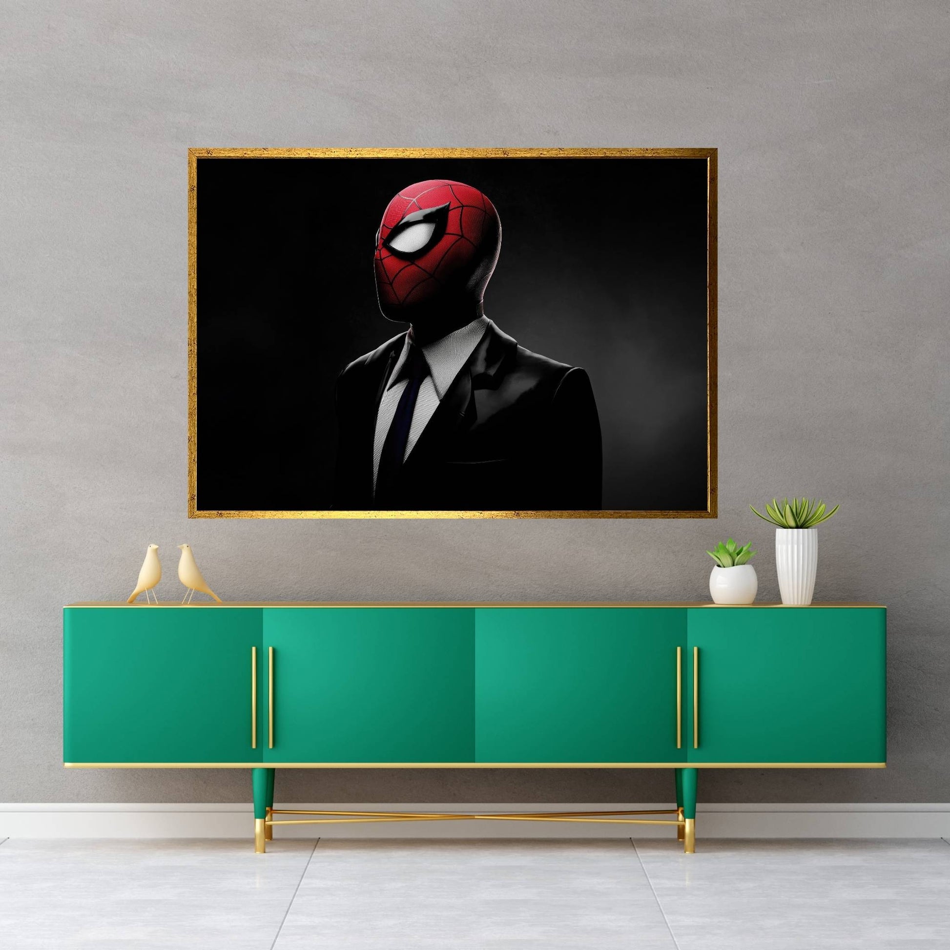 Spiderman Canvas Wall Art - Y Canvas