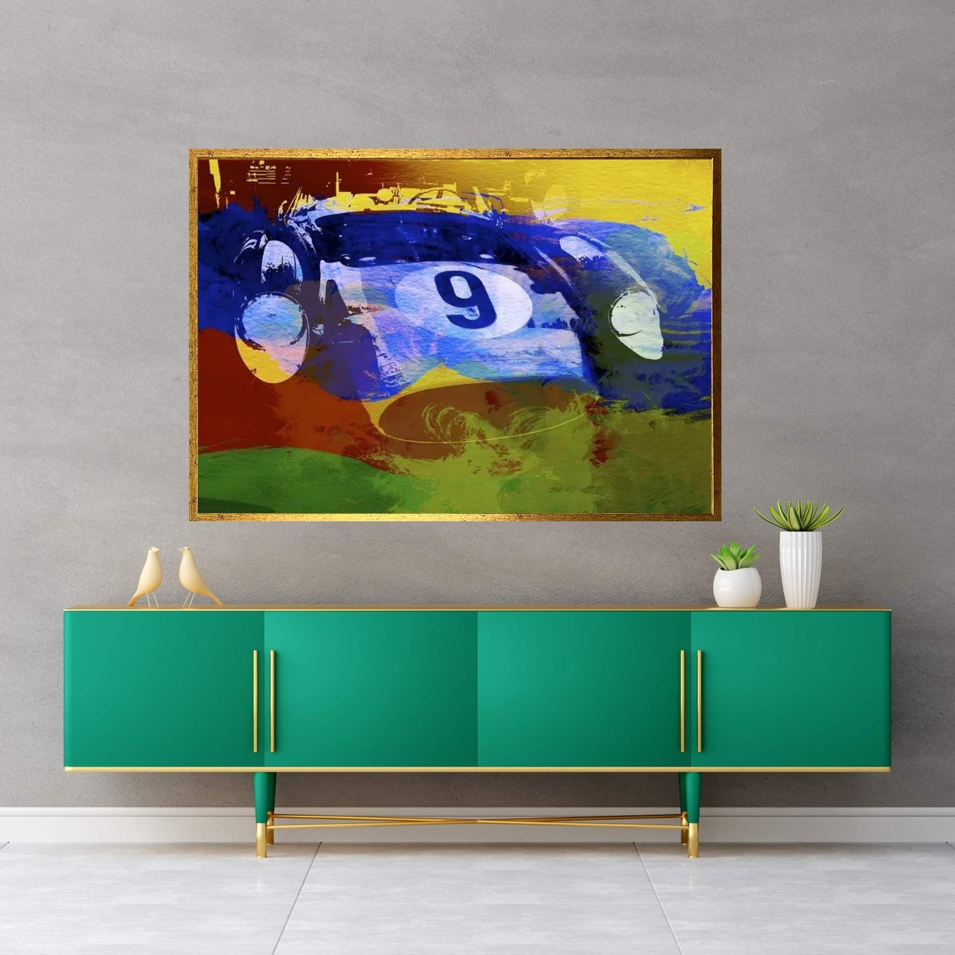 Ferrari Testarossa Canvas Wall Art - Y Canvas