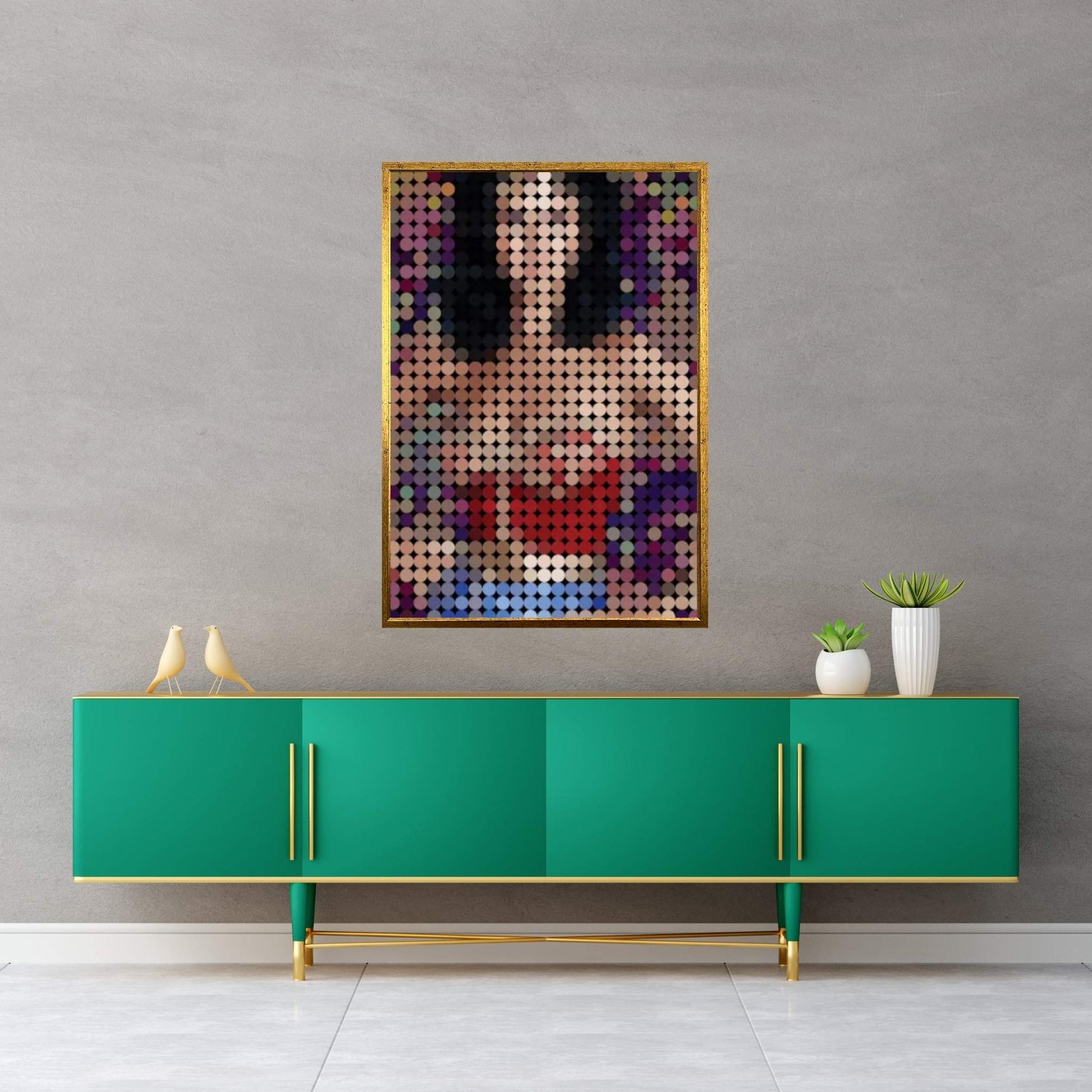 Wonder Woman 80s Canvas Wall Art - Y Canvas