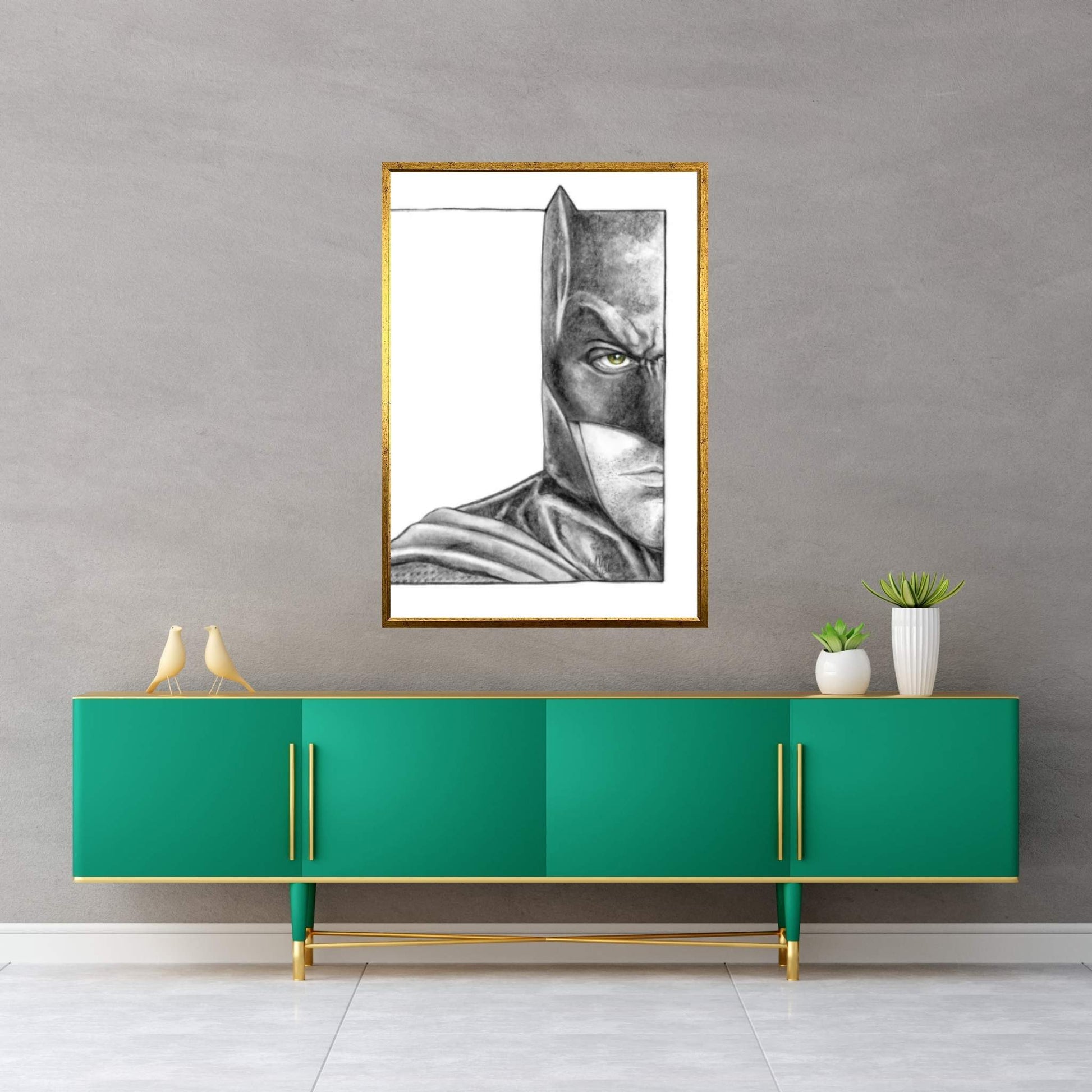 Batman Canvas Wall Art - Y Canvas