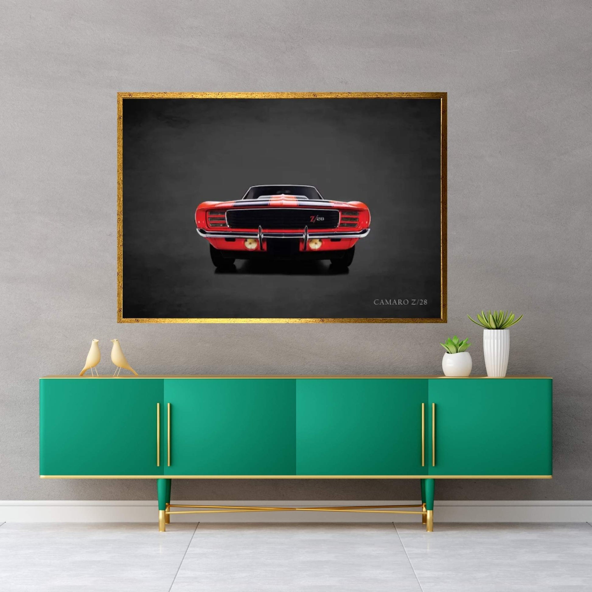 1969 Chevrolet Camaro Z28 Canvas Wall Art - Y Canvas