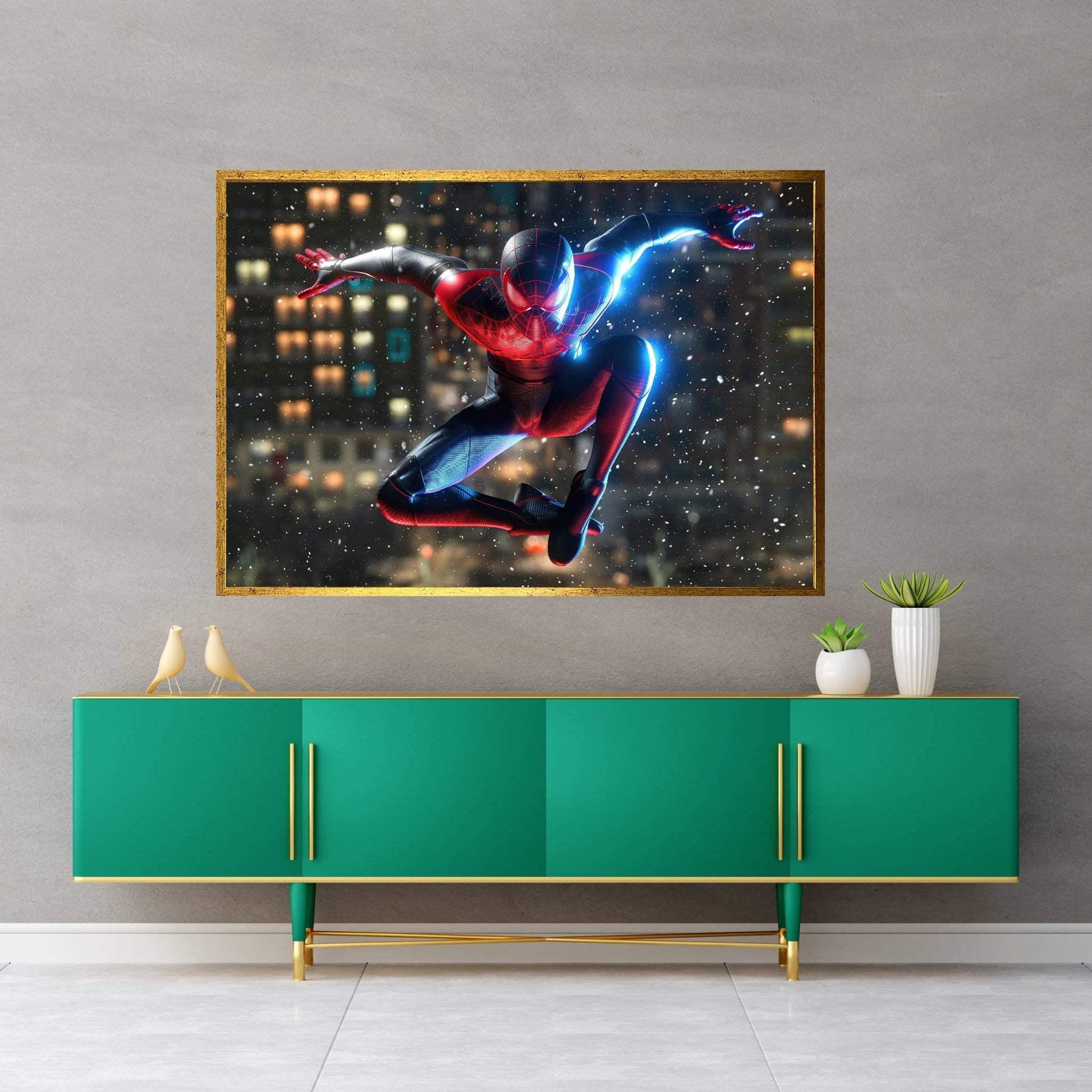 Spiderman Canvas Wall Art - Y Canvas