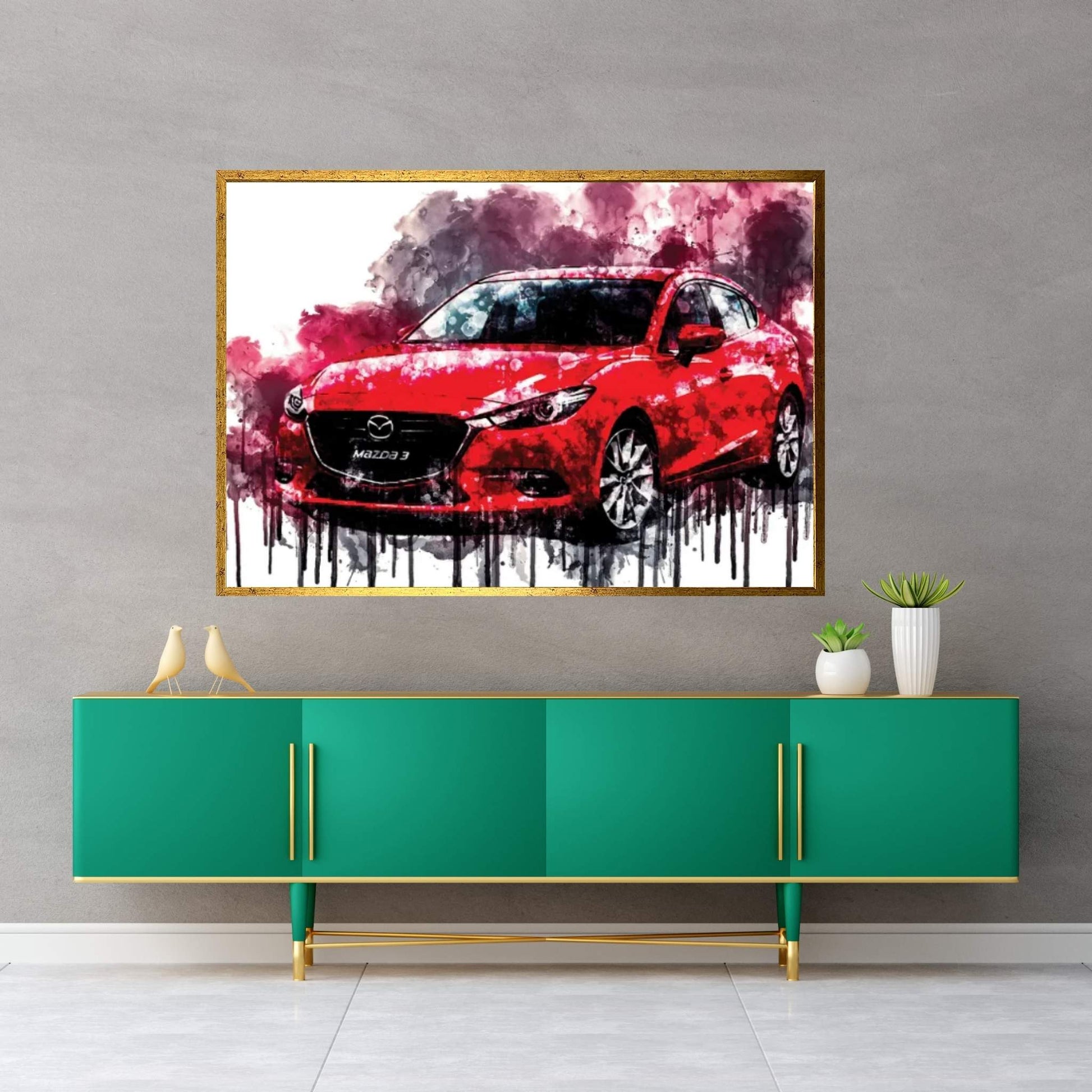 2017 Mazda Vehicle CLVII Canvas Wall Art - Y Canvas