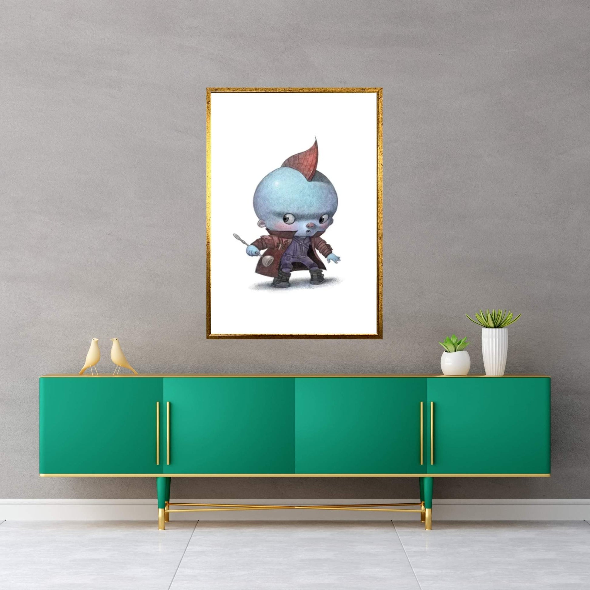 Baby Yondu Canvas Wall Art - Y Canvas